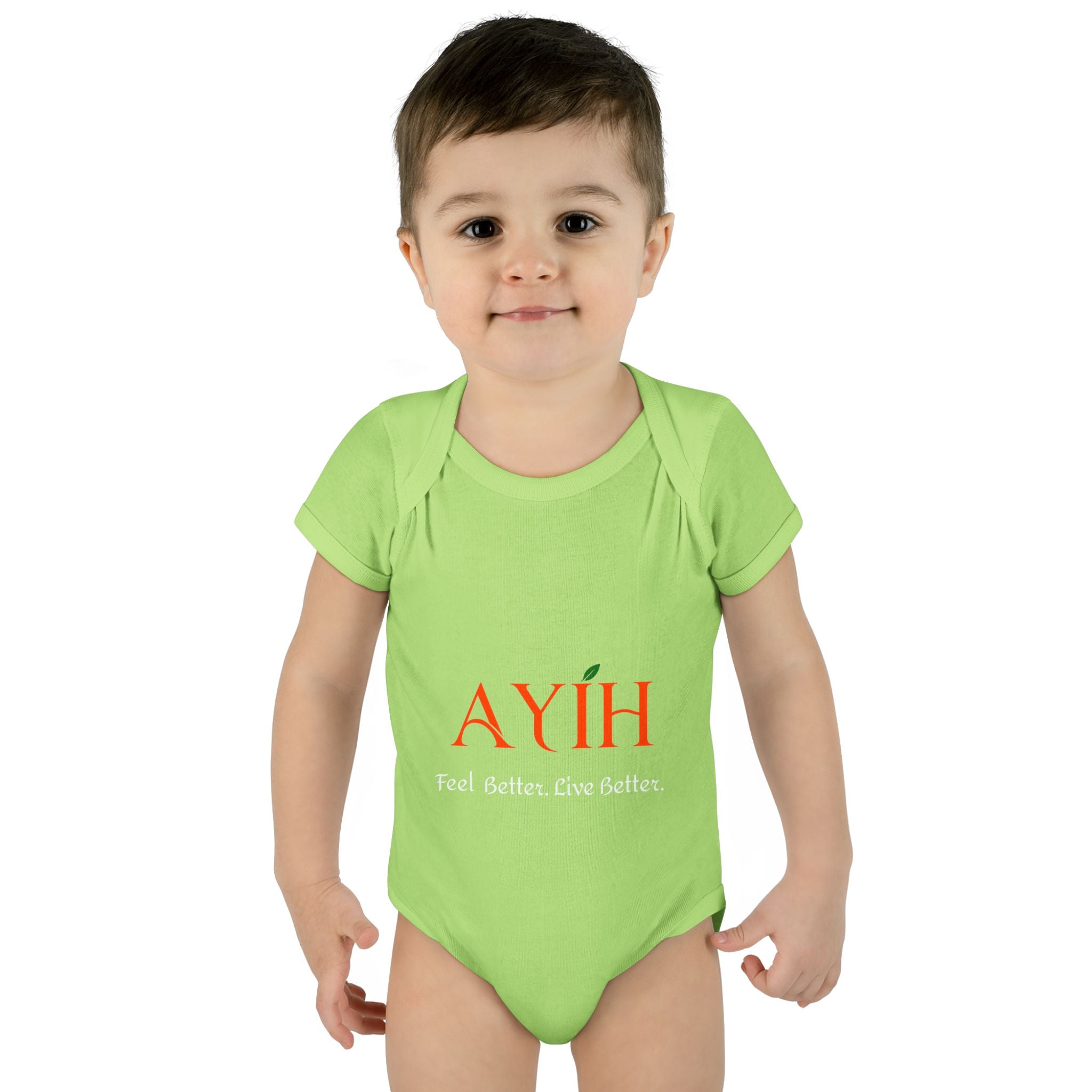 Baby Bodysuit - 'AYIH' Logo Infant One-Piece (Feel Better. Live Better.)