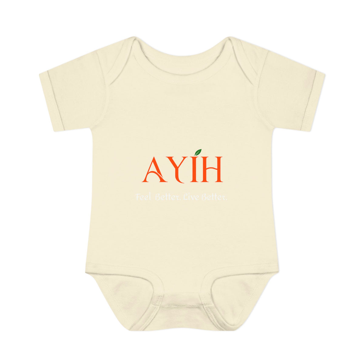 Baby Bodysuit - 'AYIH' Logo Infant One-Piece (Feel Better. Live Better.)