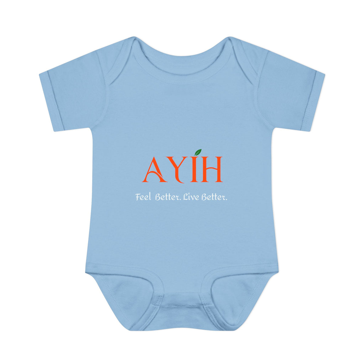 Baby Bodysuit - 'AYIH' Logo Infant One-Piece (Feel Better. Live Better.)