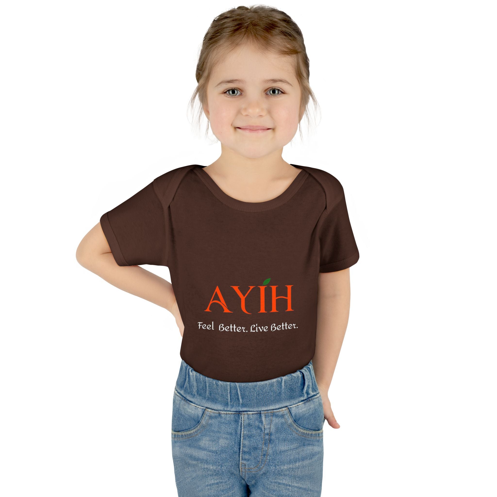 Baby Bodysuit - 'AYIH' Logo Infant One-Piece (Feel Better. Live Better.)