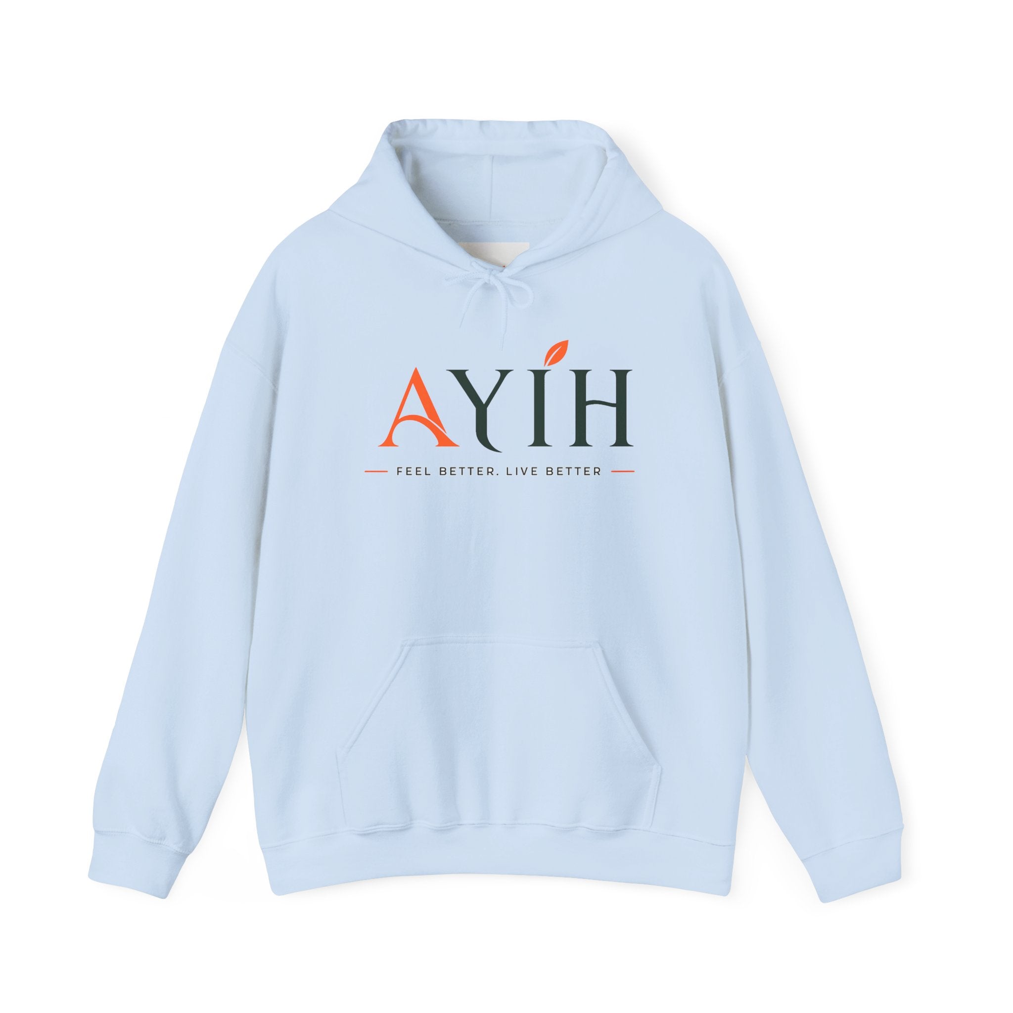 Adult AYIH Logo Hoodie — Feel Better, Live Better Branded Pullover
