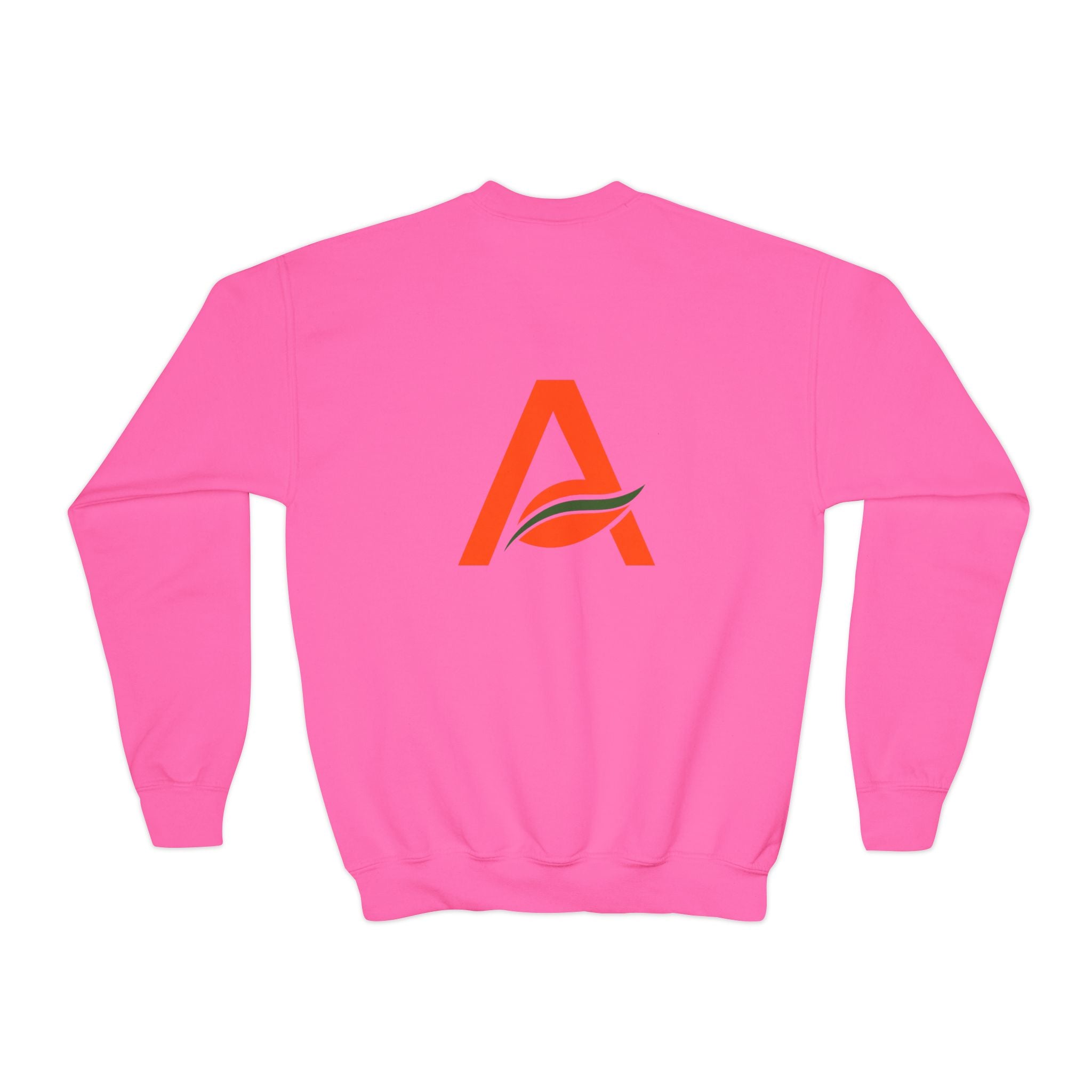 Big Kids Crewneck Sweatshirt — AYÍH Logo Pullover (Unisex)