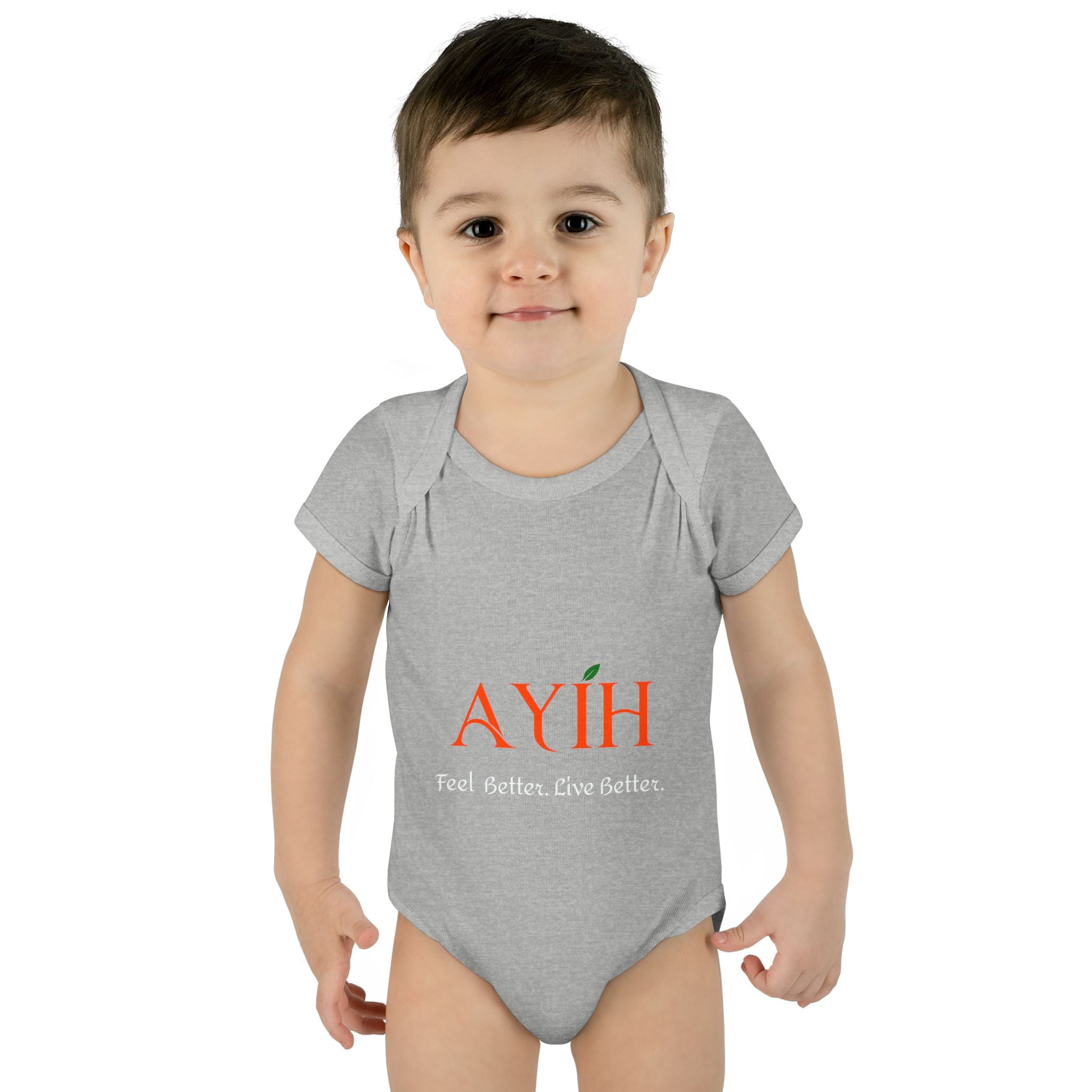 Baby Bodysuit - 'AYIH' Logo Infant One-Piece (Feel Better. Live Better.)