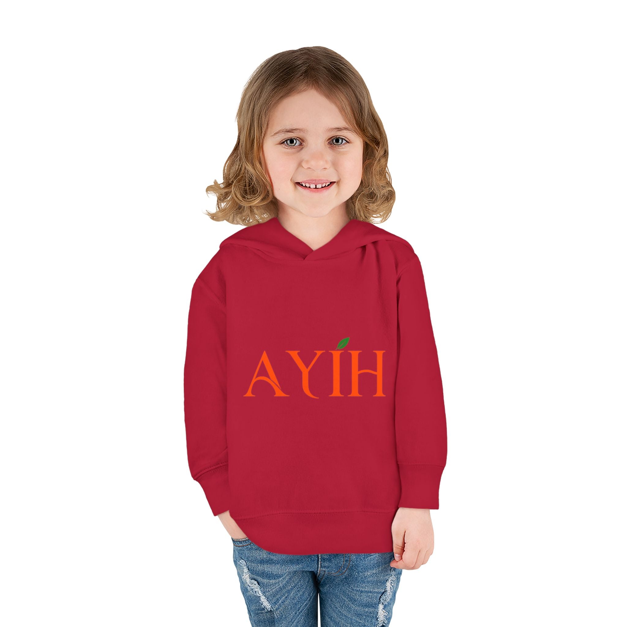 Toddler Hoodie with 'AYIH' Logo — Cute Monogram Pullover