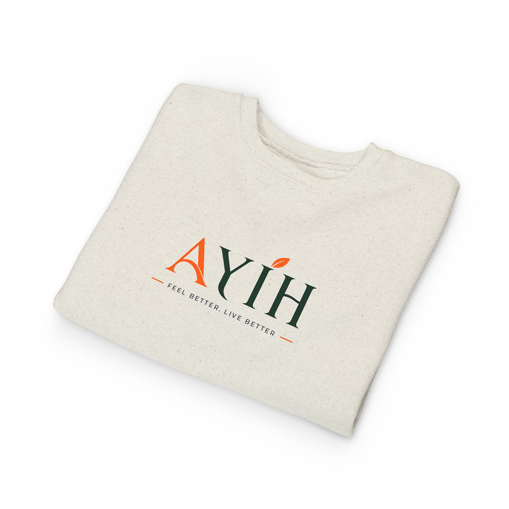 Toddler AYIH Sweatshirt — Logo Crewneck for Little Kids (Unisex)