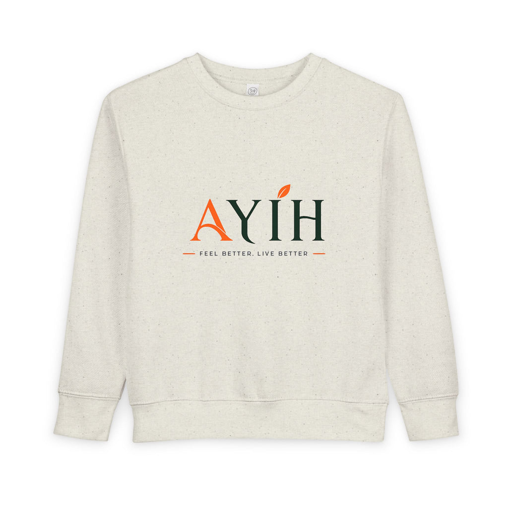 Toddler AYIH Sweatshirt — Logo Crewneck for Little Kids (Unisex)