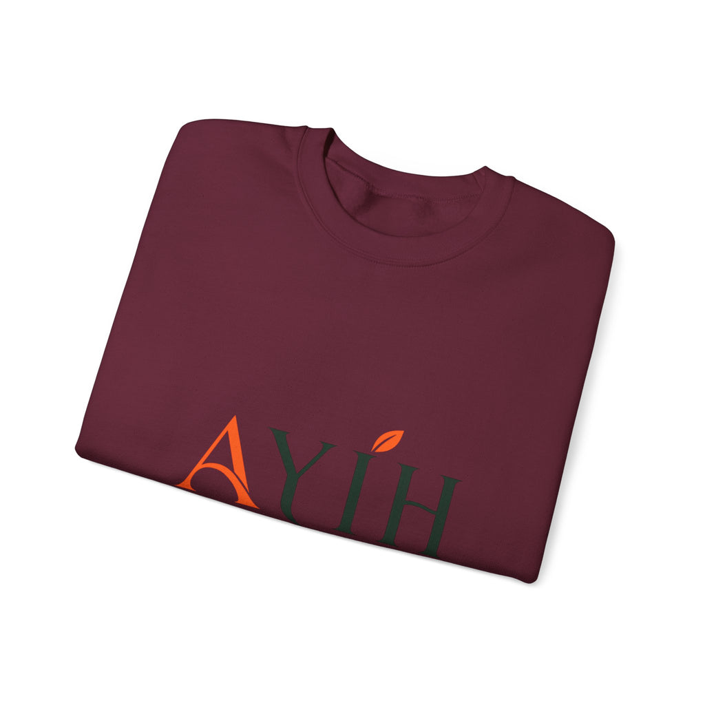 Adult Unisex Sweatshirt — AYIH "Feel Better, Live Better" Crewneck