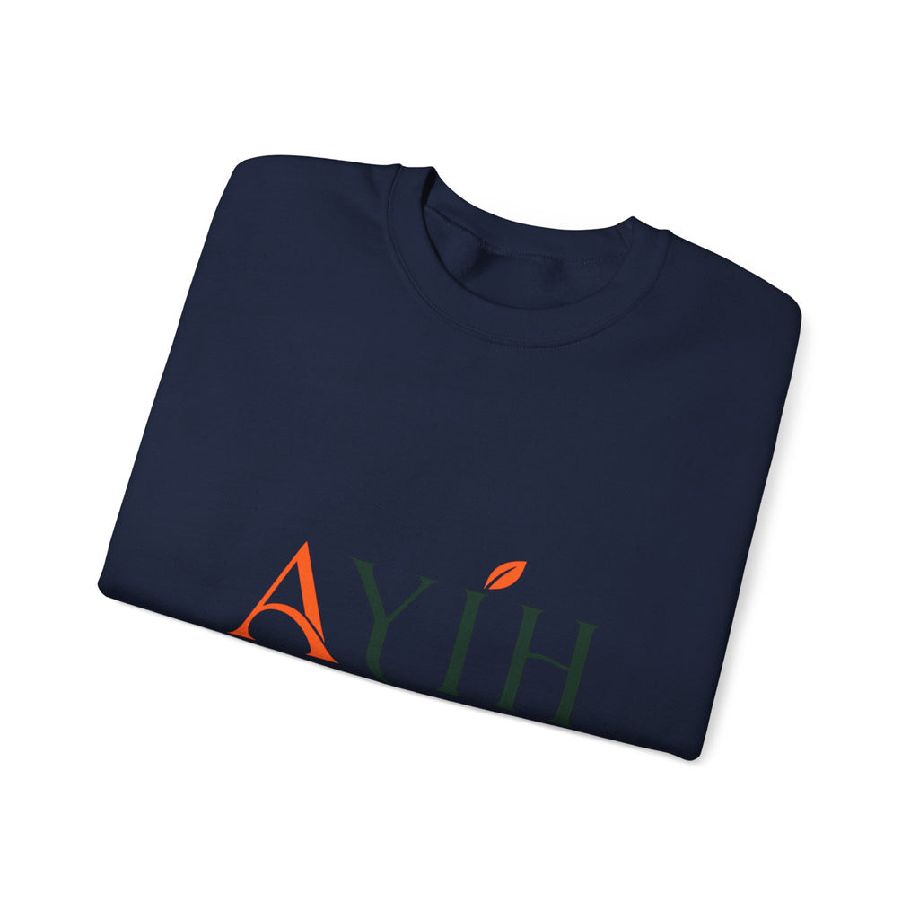 Adult Unisex Sweatshirt — AYIH "Feel Better, Live Better" Crewneck