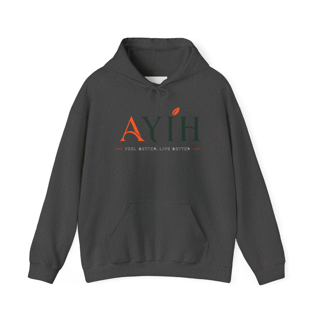 AYIH Logo Hoodie — Feel Better, Live Better Branded Pullover