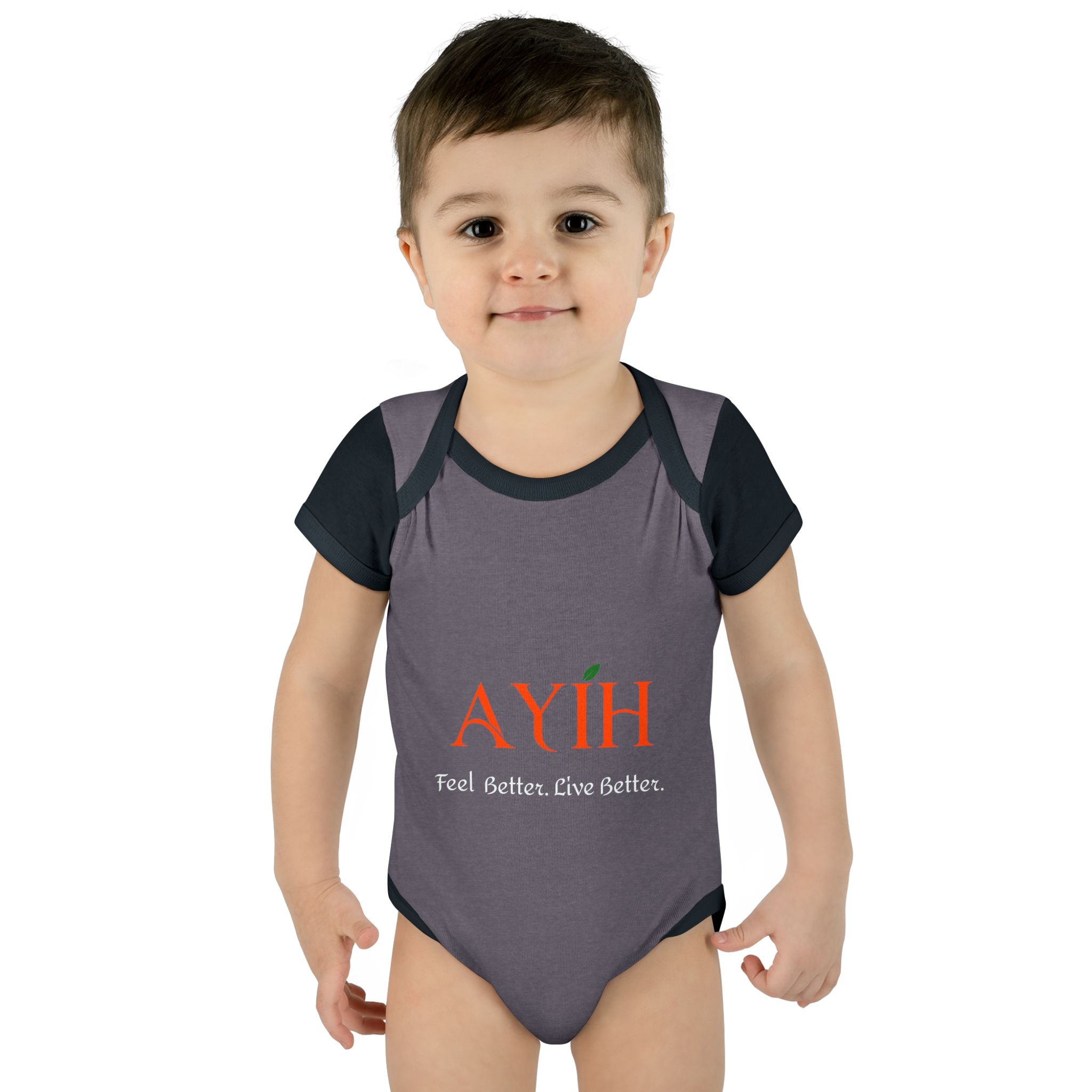 Baby Bodysuit - 'AYIH' Logo Infant One-Piece (Feel Better. Live Better.)