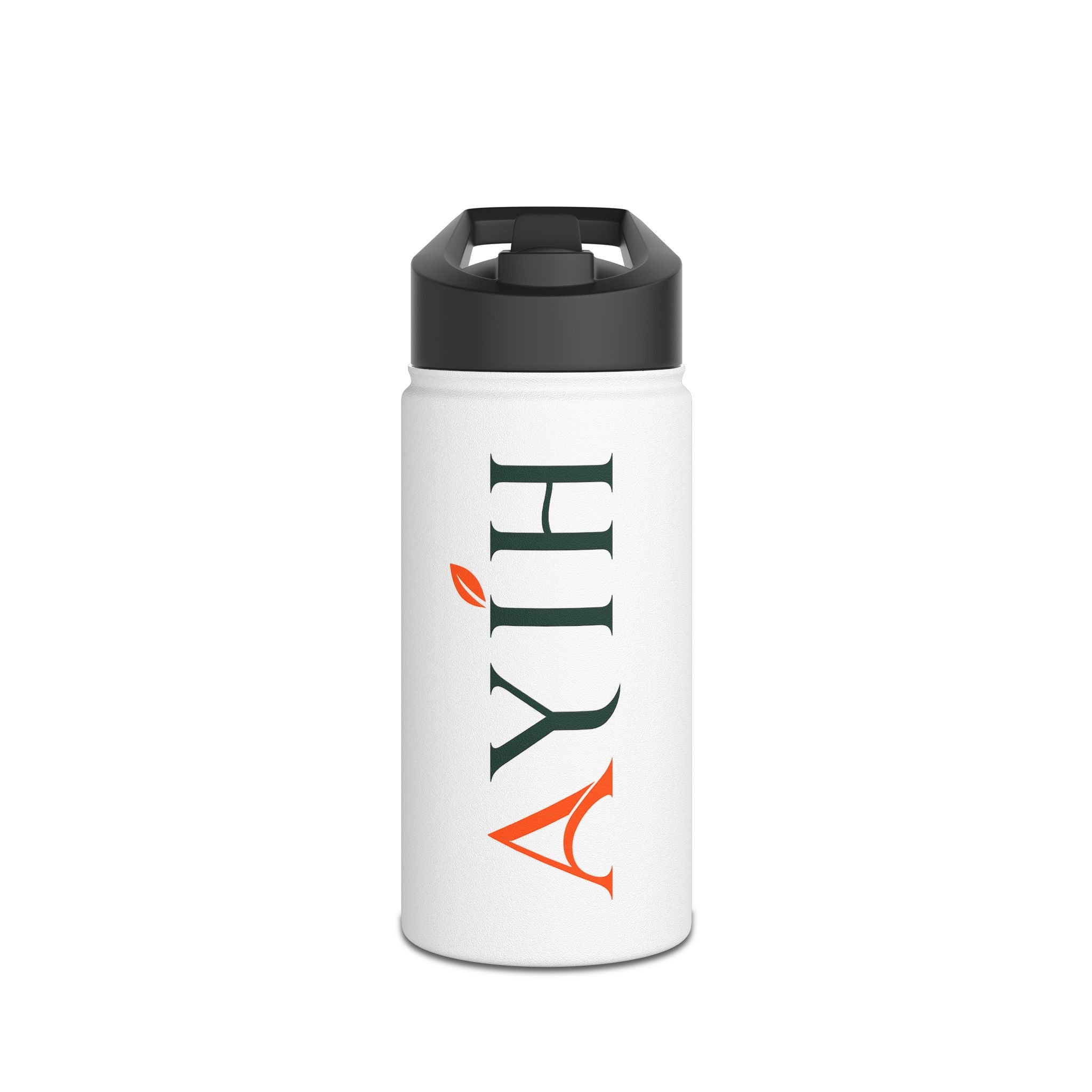 AYIH Nomad 32oz Tumbler — Matte Black Insulated Travel Cup with Vertical Greek Letter Design
