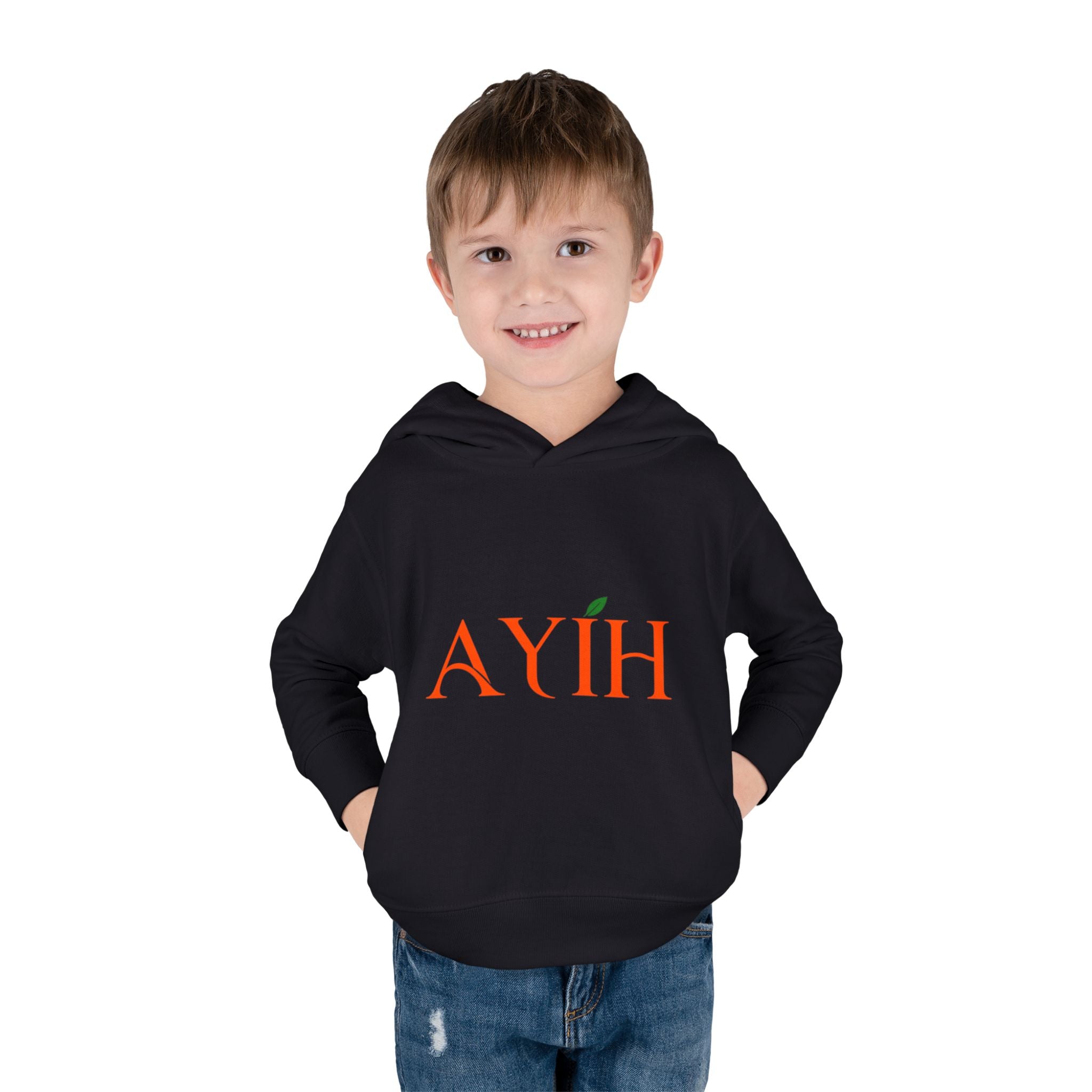 Toddler Hoodie with 'AYIH' Logo — Cute Monogram Pullover
