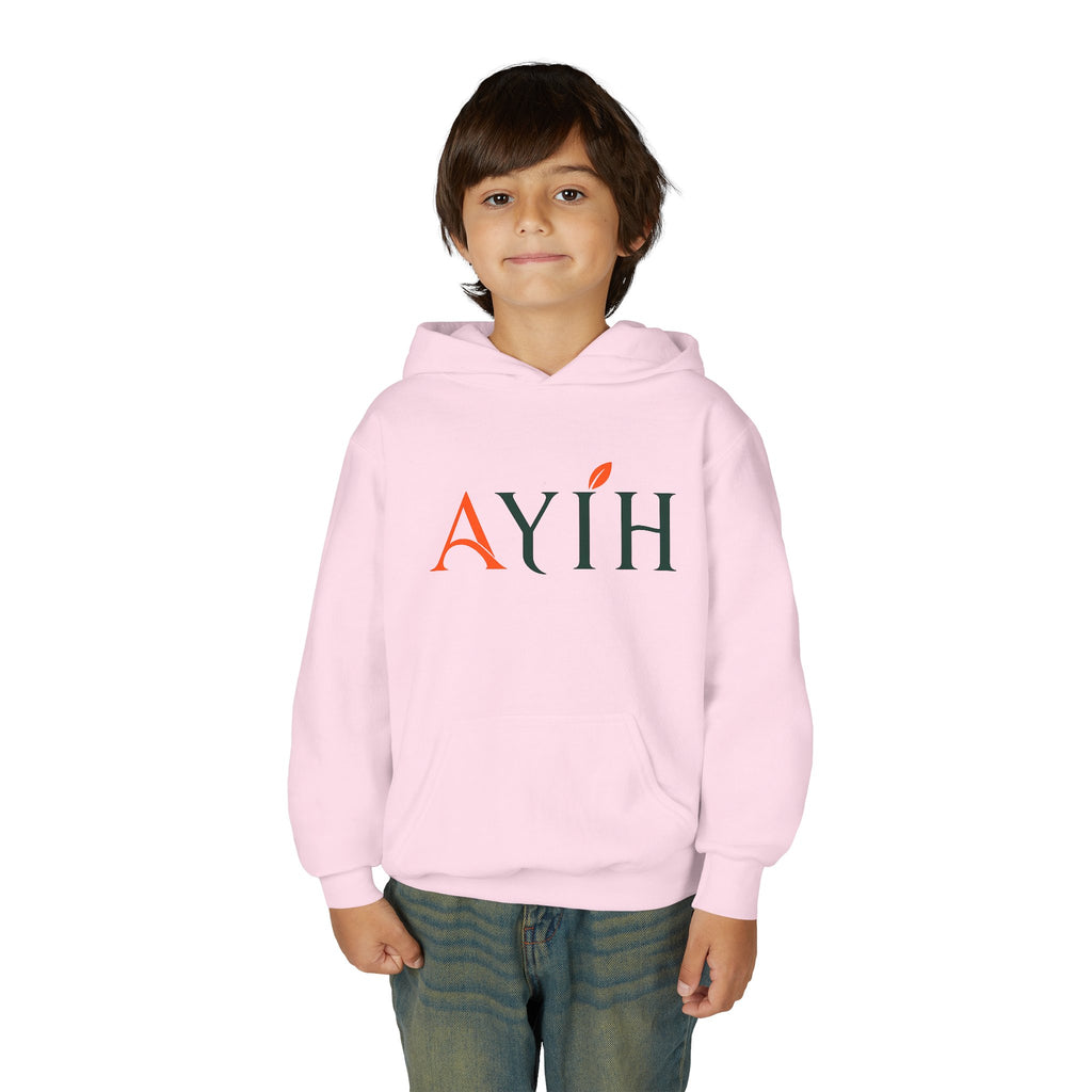 Kids Hoodie — “Learning Today, Leading Tomorrow” Inspirational Kids Hooded Sweatshirt