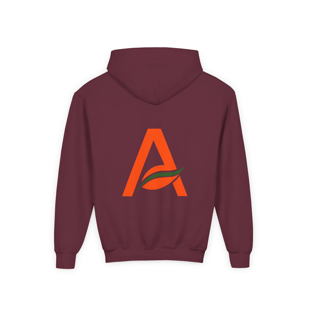 AYIH Logo Hoodie — Kids Unisex Pullover Sweatshirt, Minimal Lifestyle Graphic