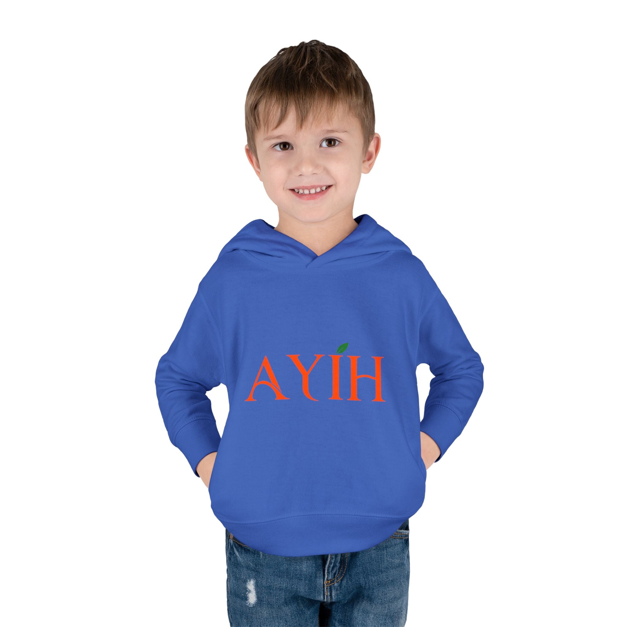 Toddler Hoodie with 'AYIH' Logo — Cute Monogram Pullover