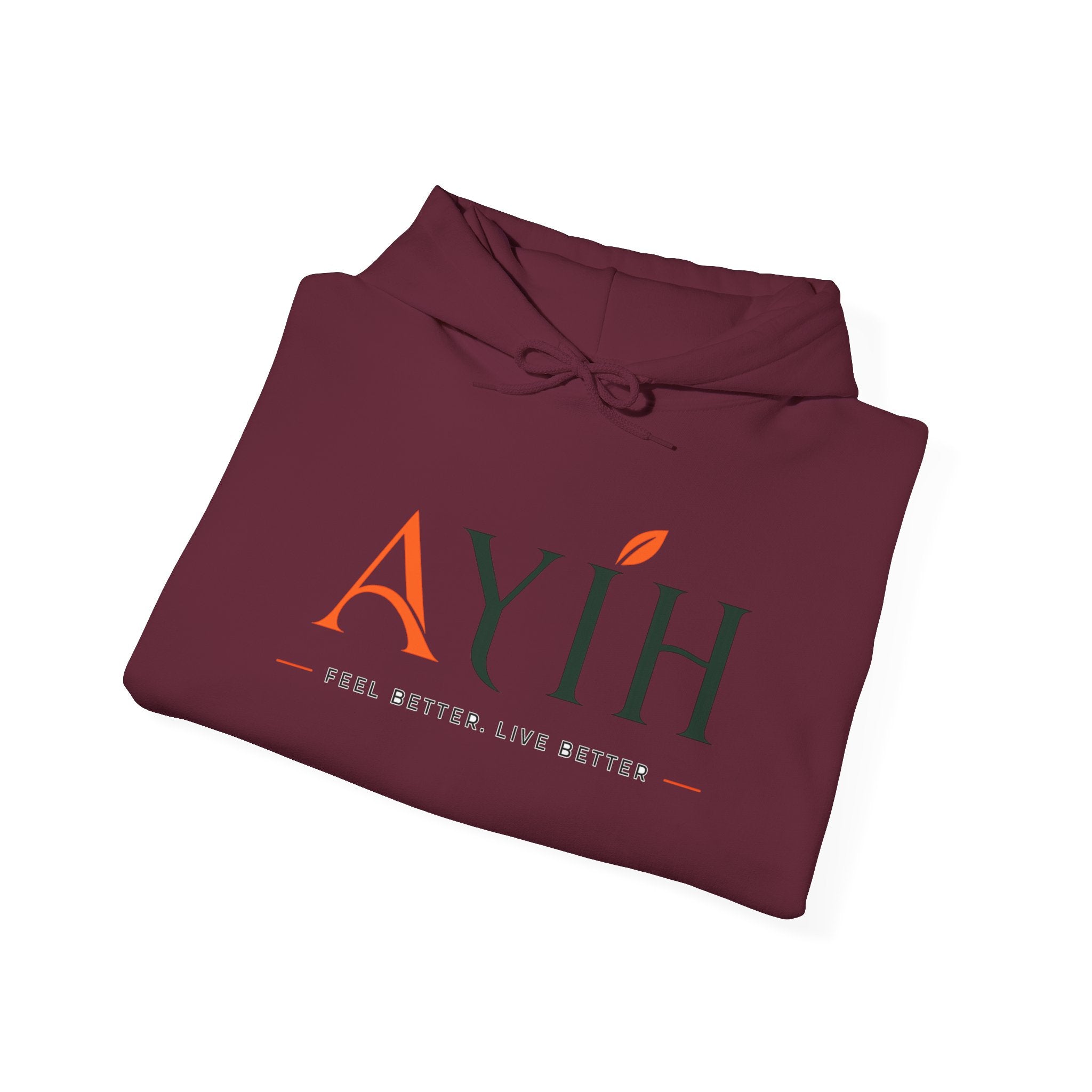 AYIH Logo Hoodie — Feel Better, Live Better Branded Pullover