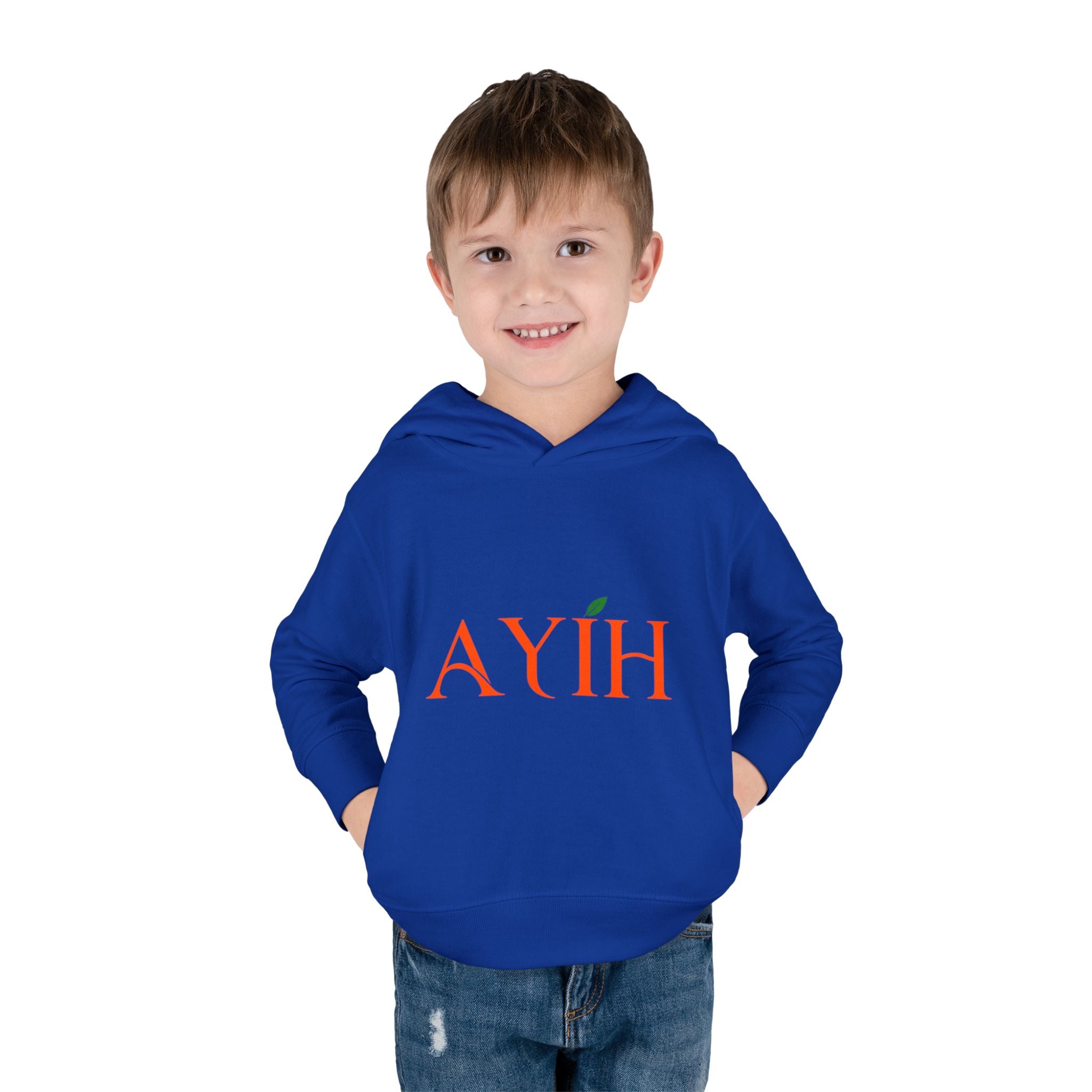 Toddler Hoodie with 'AYIH' Logo — Cute Monogram Pullover