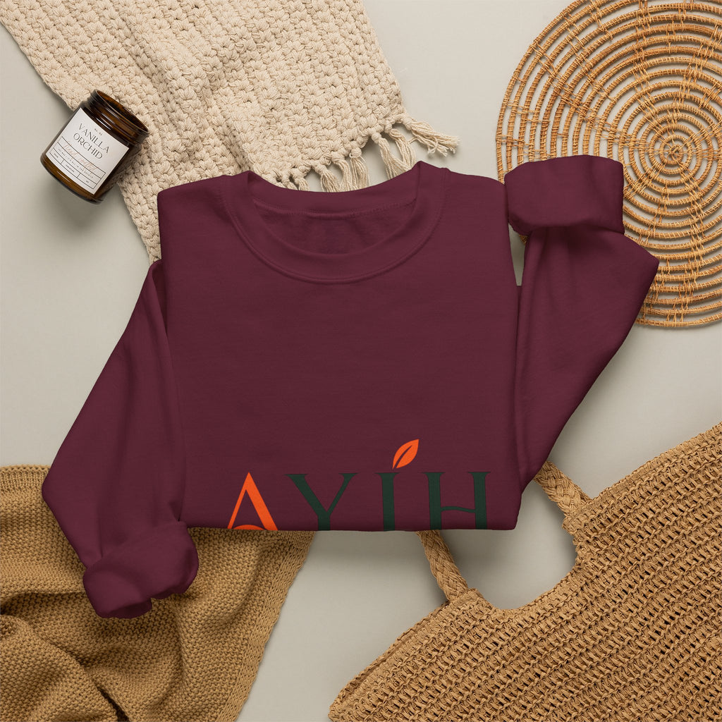Adult Unisex Sweatshirt — AYIH "Feel Better, Live Better" Crewneck