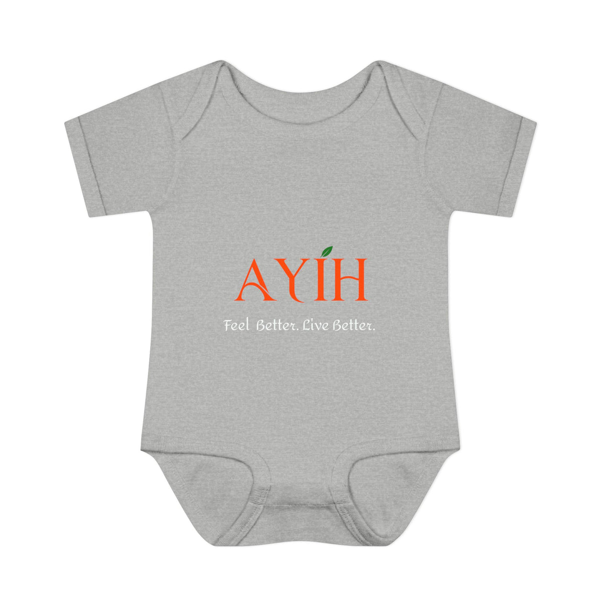 Baby Bodysuit - 'AYIH' Logo Infant One-Piece (Feel Better. Live Better.)
