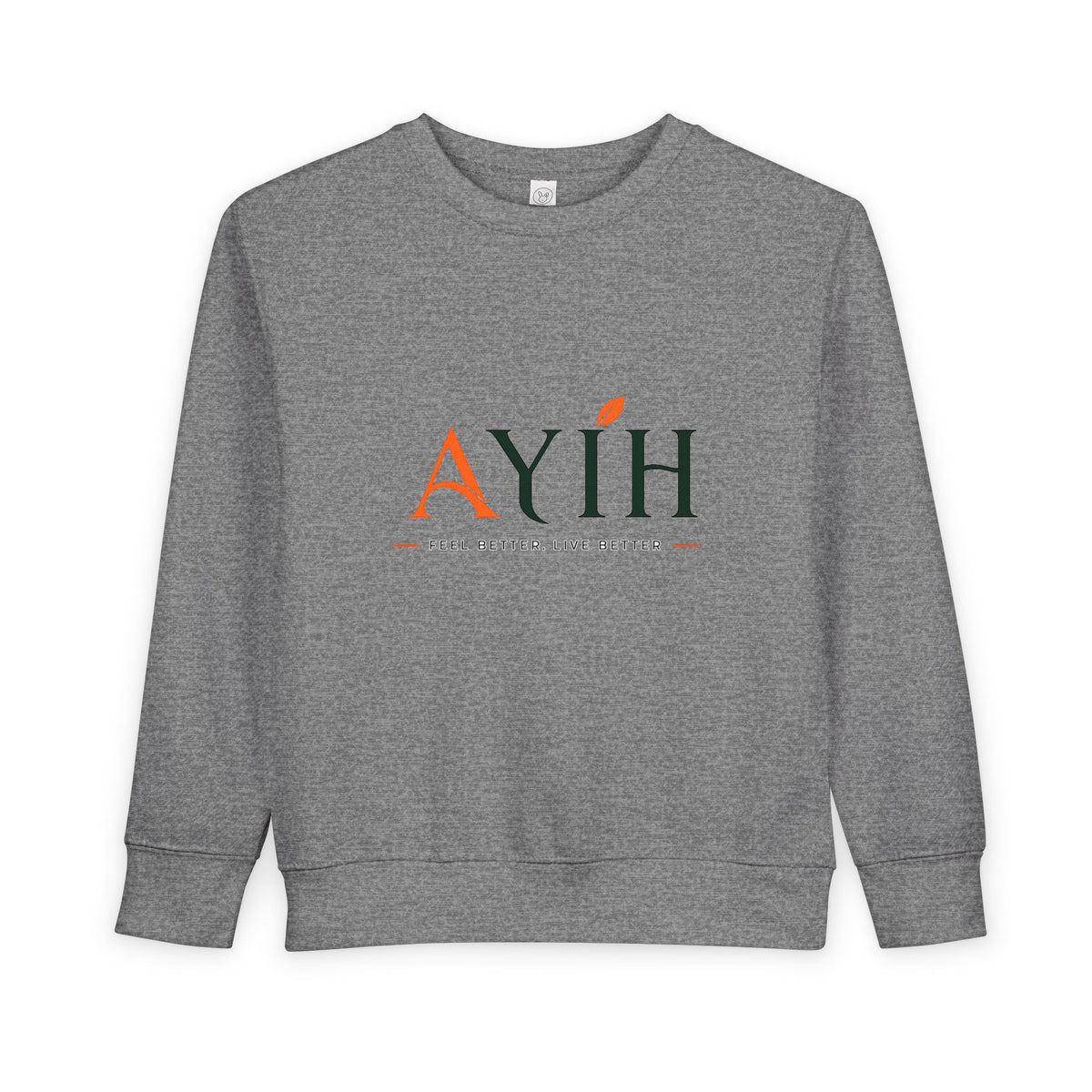 Toddler AYIH Sweatshirt — Logo Crewneck for Little Kids (Unisex)