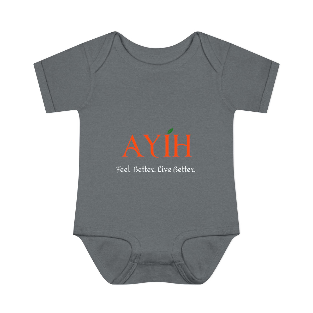 Baby Bodysuit - 'AYIH' Logo Infant One-Piece (Feel Better. Live Better.)