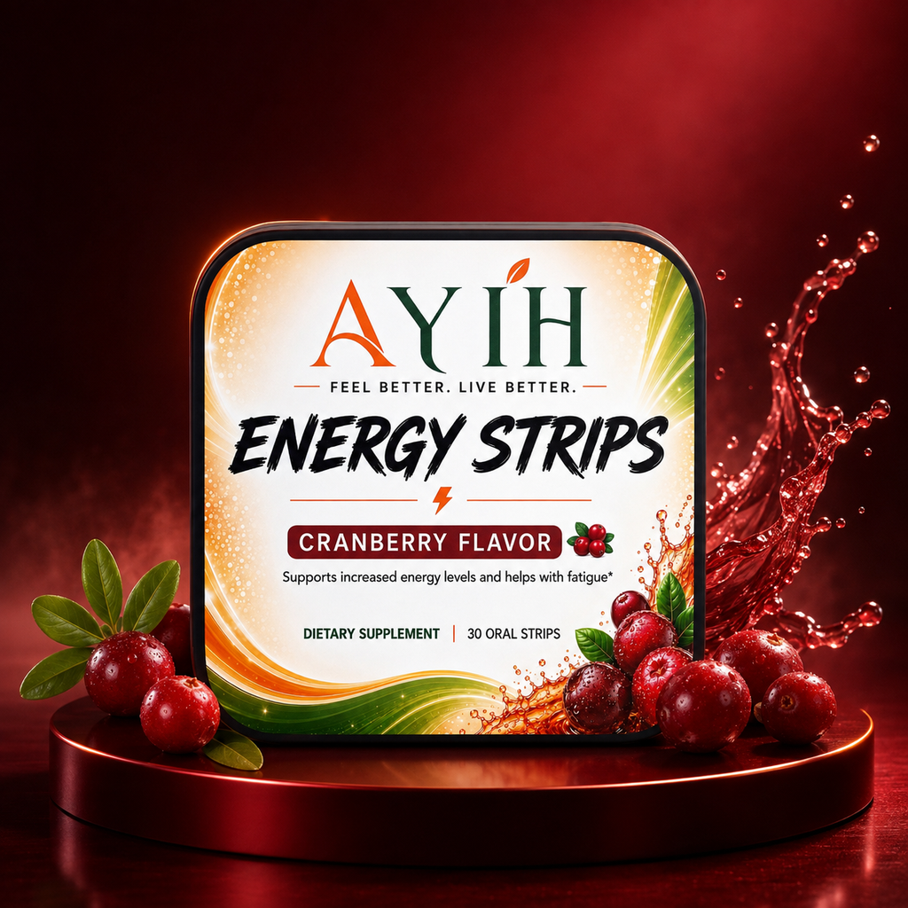 Energy Strips - Cranberry Flavor