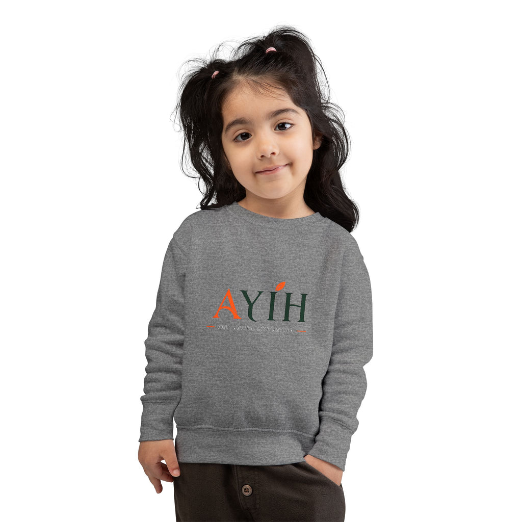 Toddler AYIH Sweatshirt — Logo Crewneck for Little Kids (Unisex)