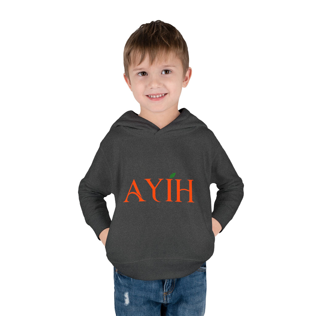 Toddler Hoodie with 'AYIH' Logo — Cute Monogram Pullover