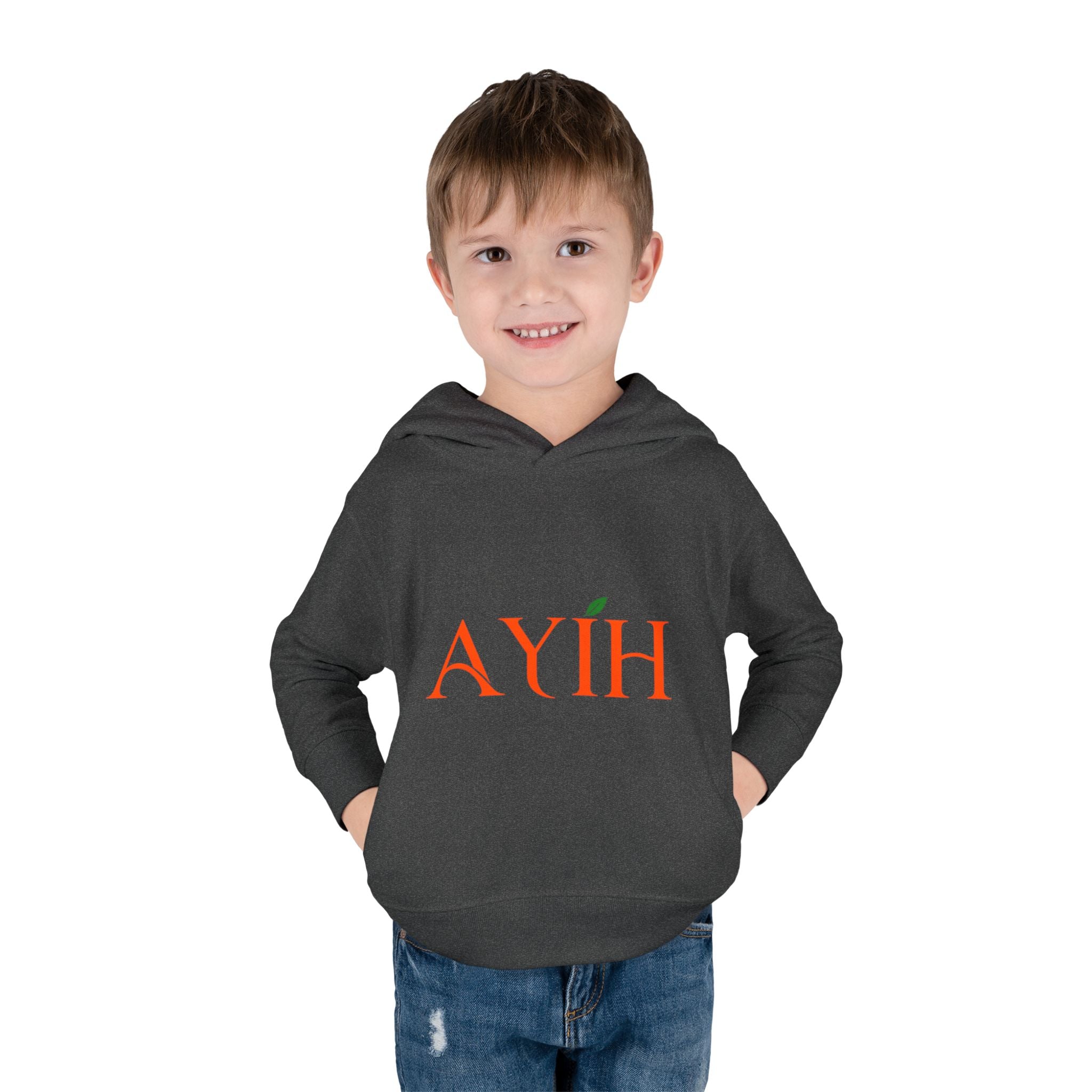 Toddler Hoodie with 'AYIH' Logo — Cute Monogram Pullover