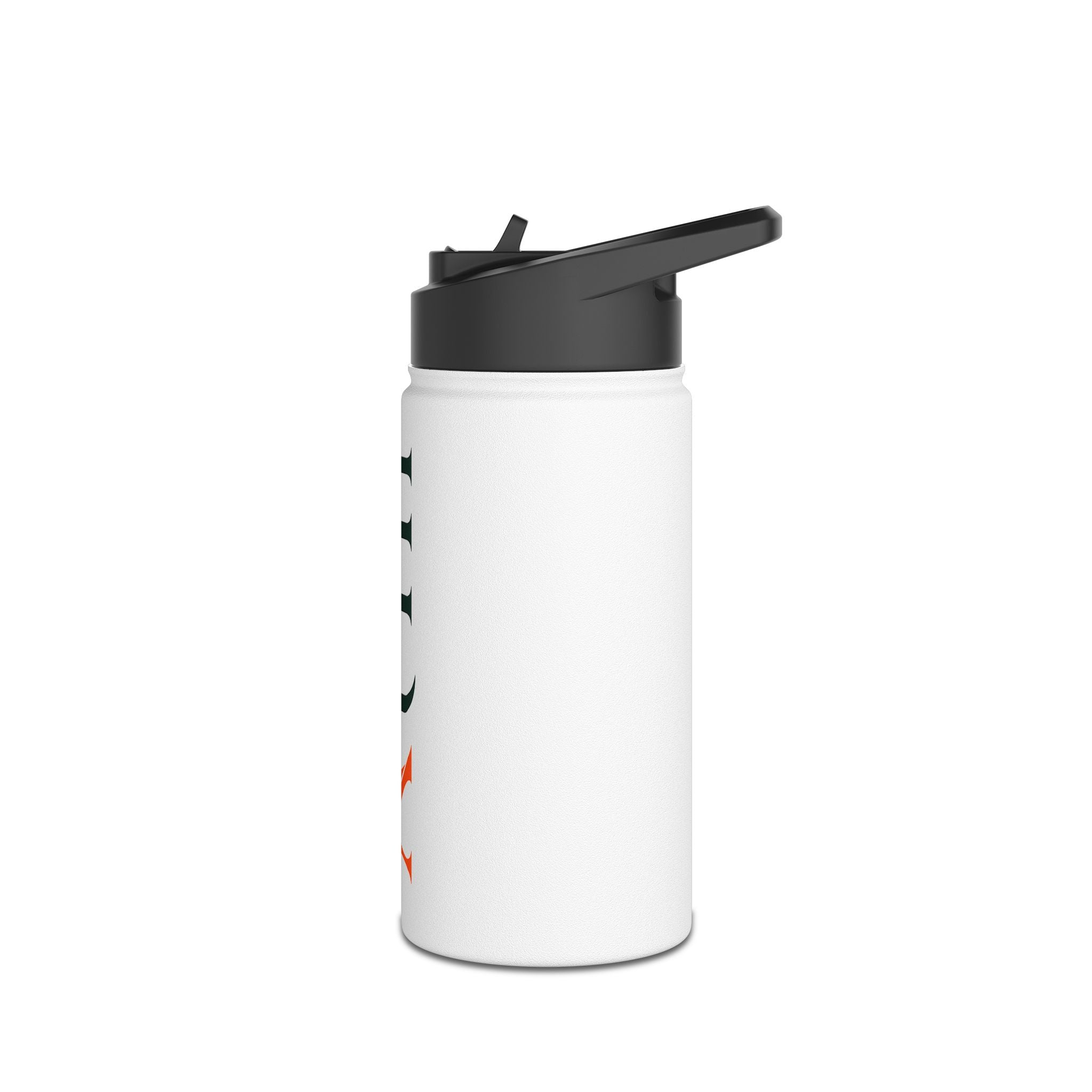 AYIH Nomad 32oz Tumbler — Matte Black Insulated Travel Cup with Vertical Greek Letter Design