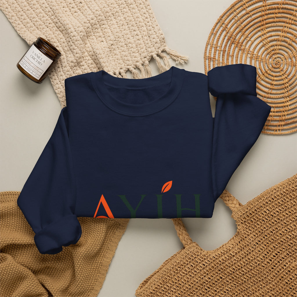 Adult Unisex Sweatshirt — AYIH "Feel Better, Live Better" Crewneck