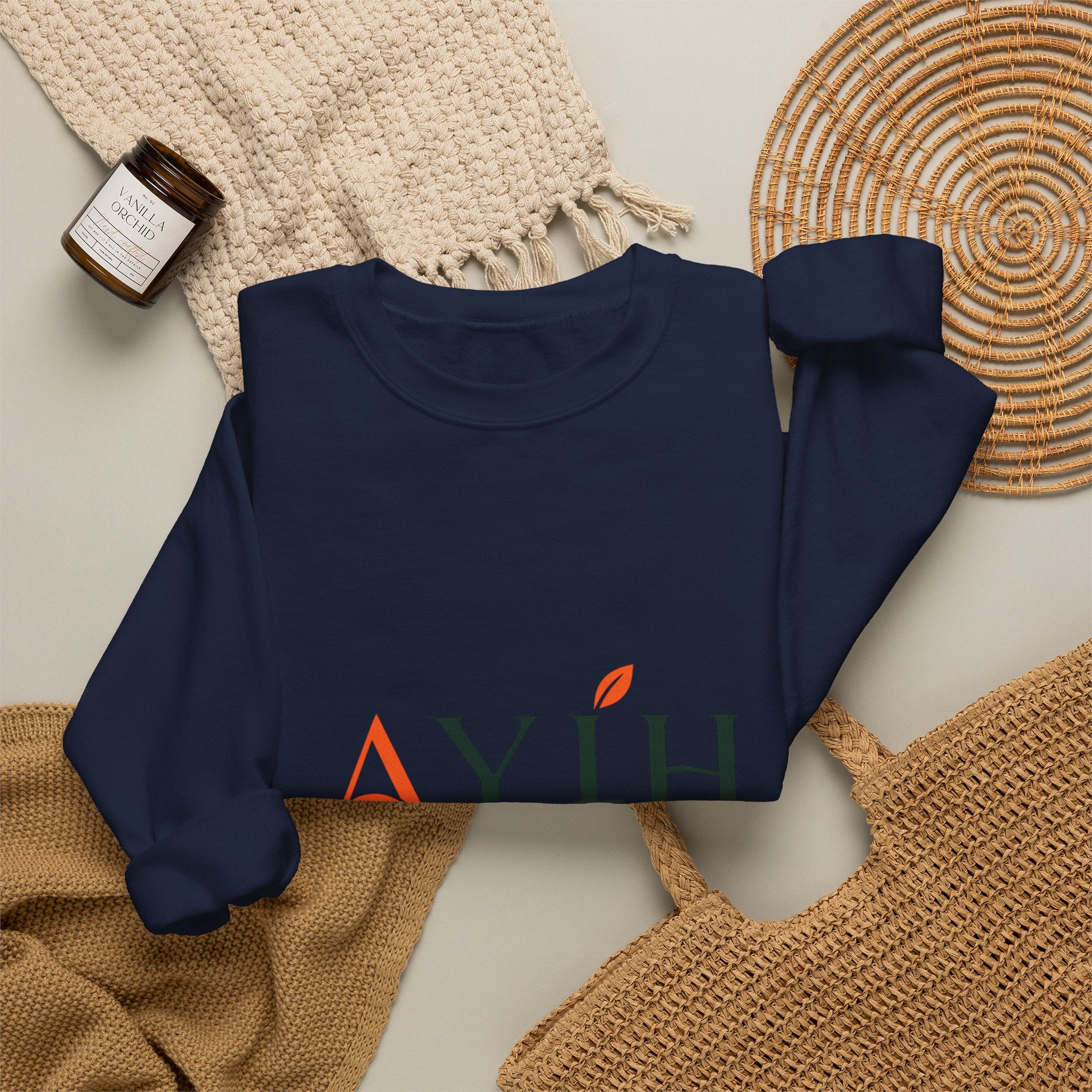 Adult Unisex Sweatshirt — AYIH "Feel Better, Live Better" Crewneck