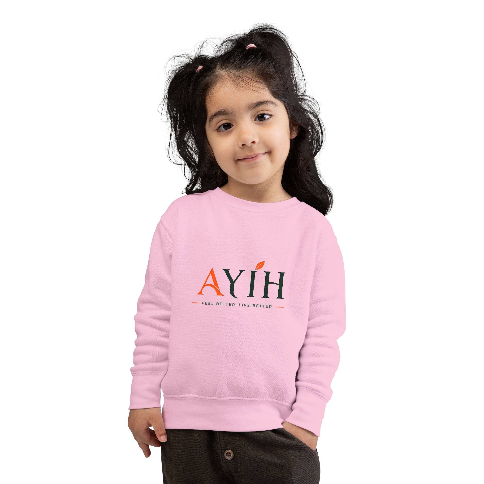 Toddler AYIH Sweatshirt — Logo Crewneck for Little Kids (Unisex)
