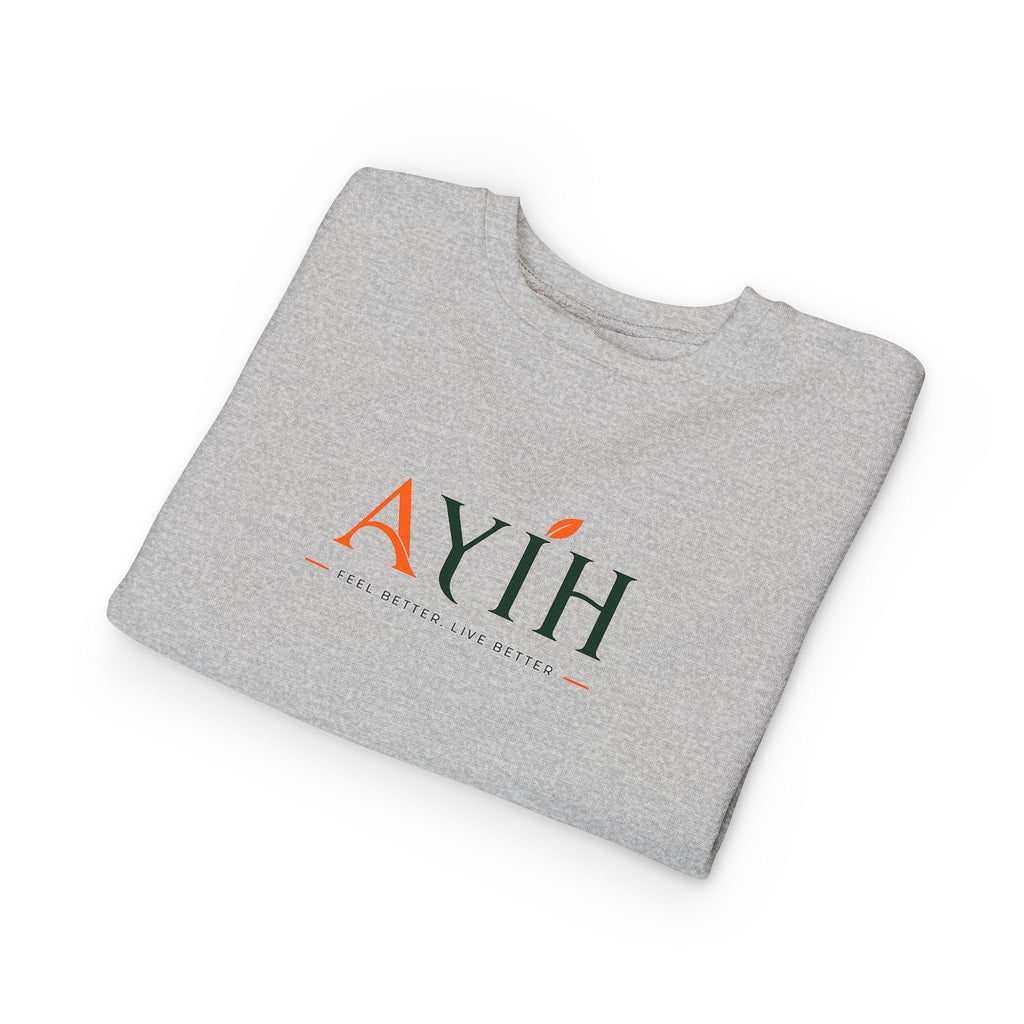 Toddler AYIH Sweatshirt — Logo Crewneck for Little Kids (Unisex)