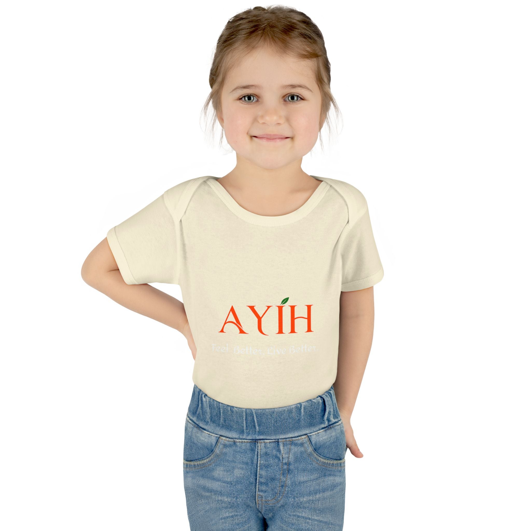Baby Bodysuit - 'AYIH' Logo Infant One-Piece (Feel Better. Live Better.)