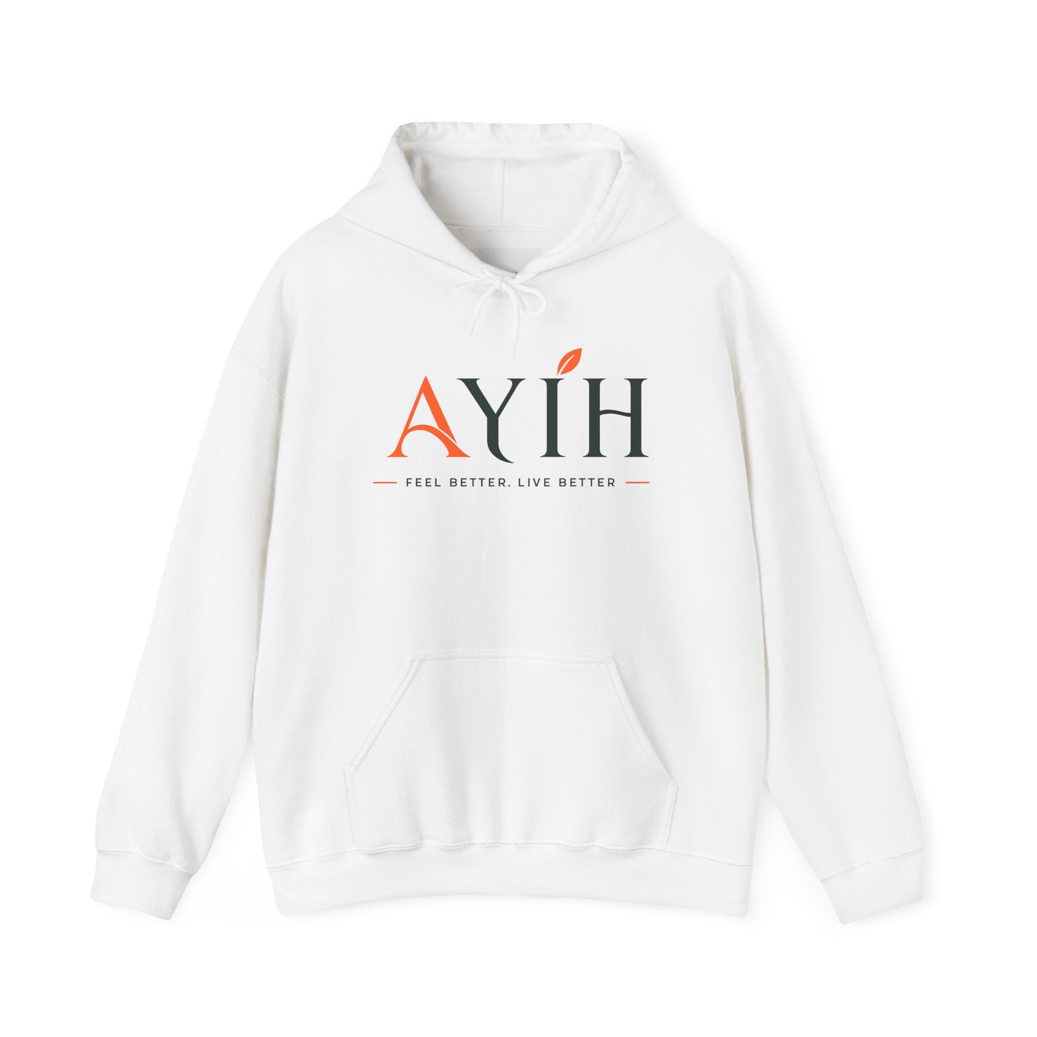 Adult AYIH Logo Hoodie — Feel Better, Live Better Branded Pullover
