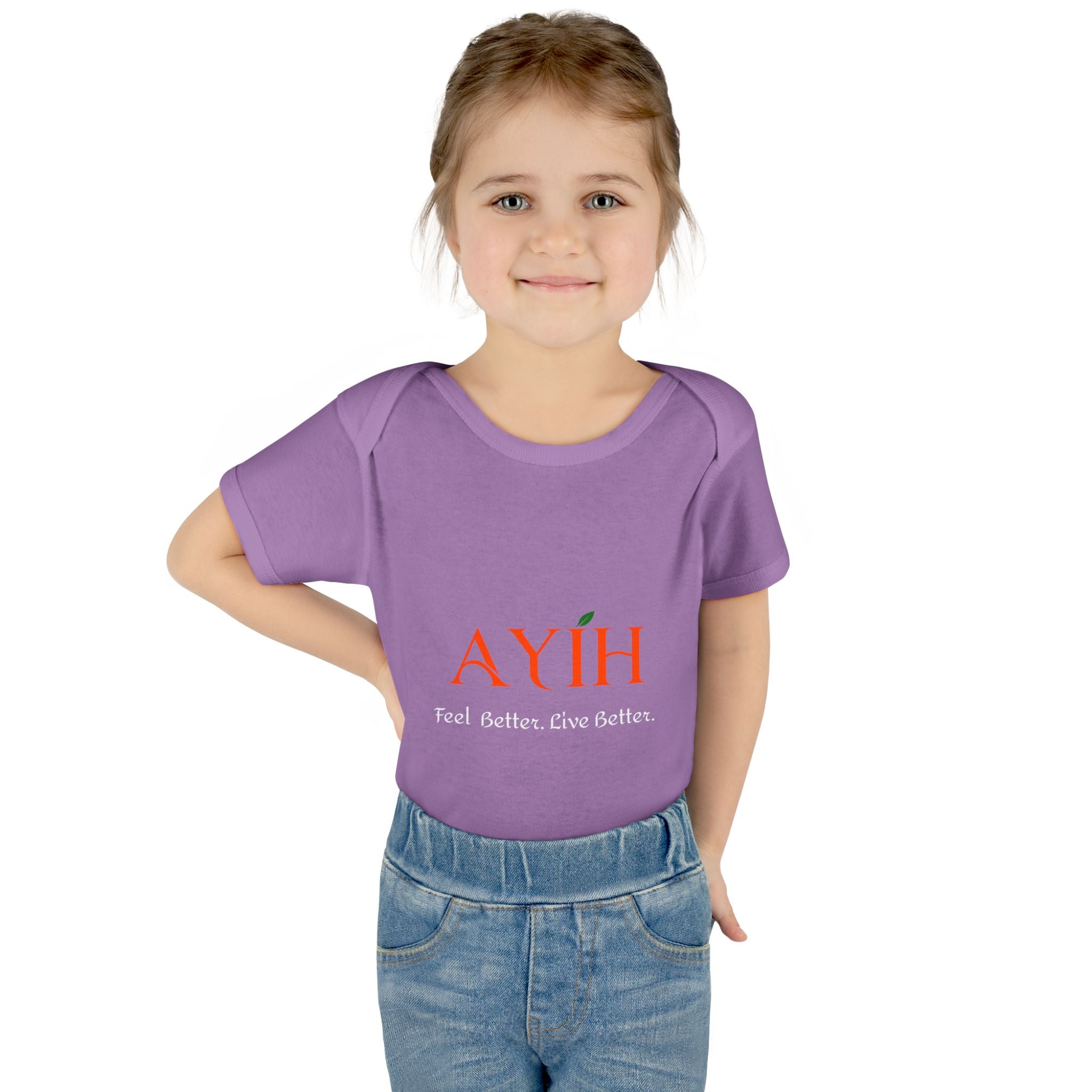 Baby Bodysuit - 'AYIH' Logo Infant One-Piece (Feel Better. Live Better.)