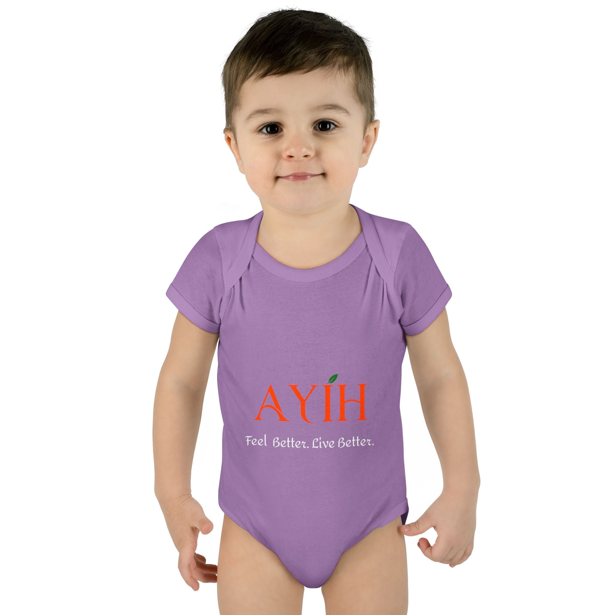 Baby Bodysuit - 'AYIH' Logo Infant One-Piece (Feel Better. Live Better.)