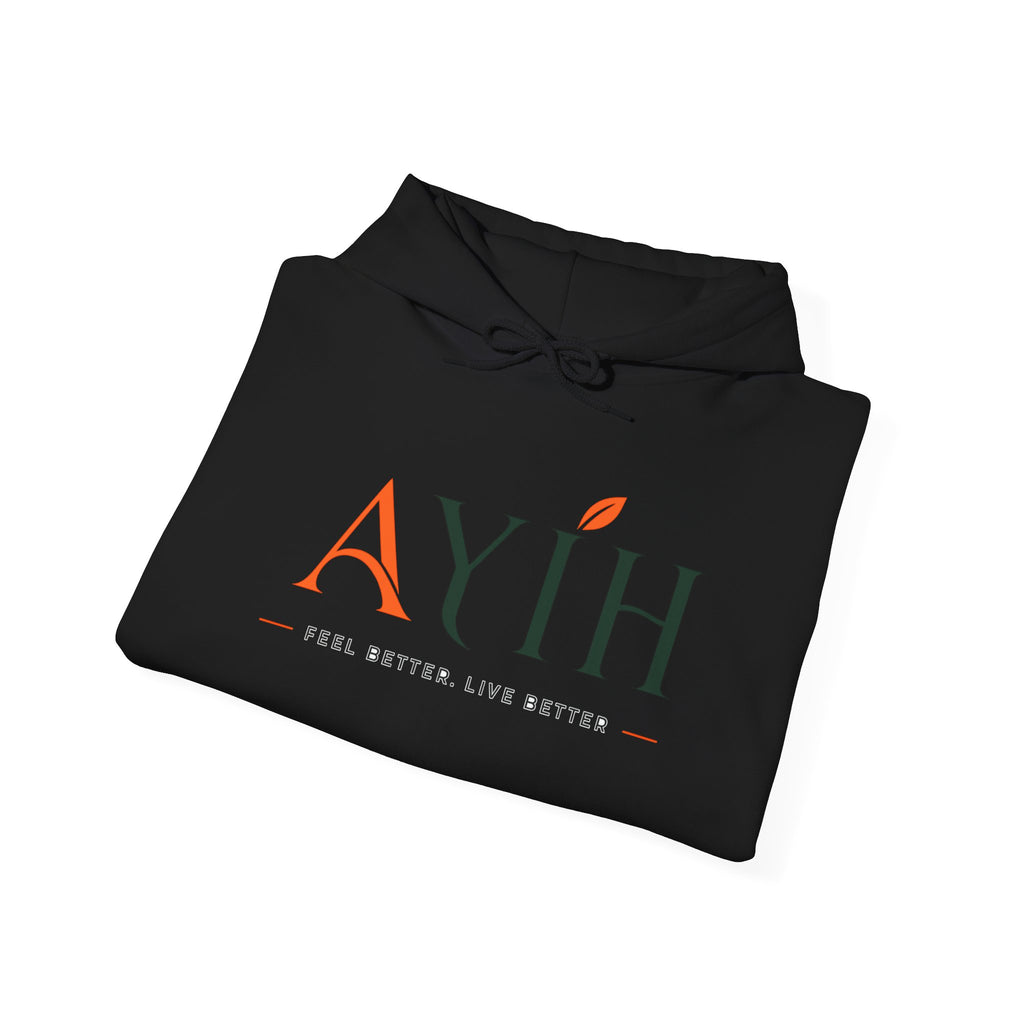 AYIH Logo Hoodie — Feel Better, Live Better Branded Pullover