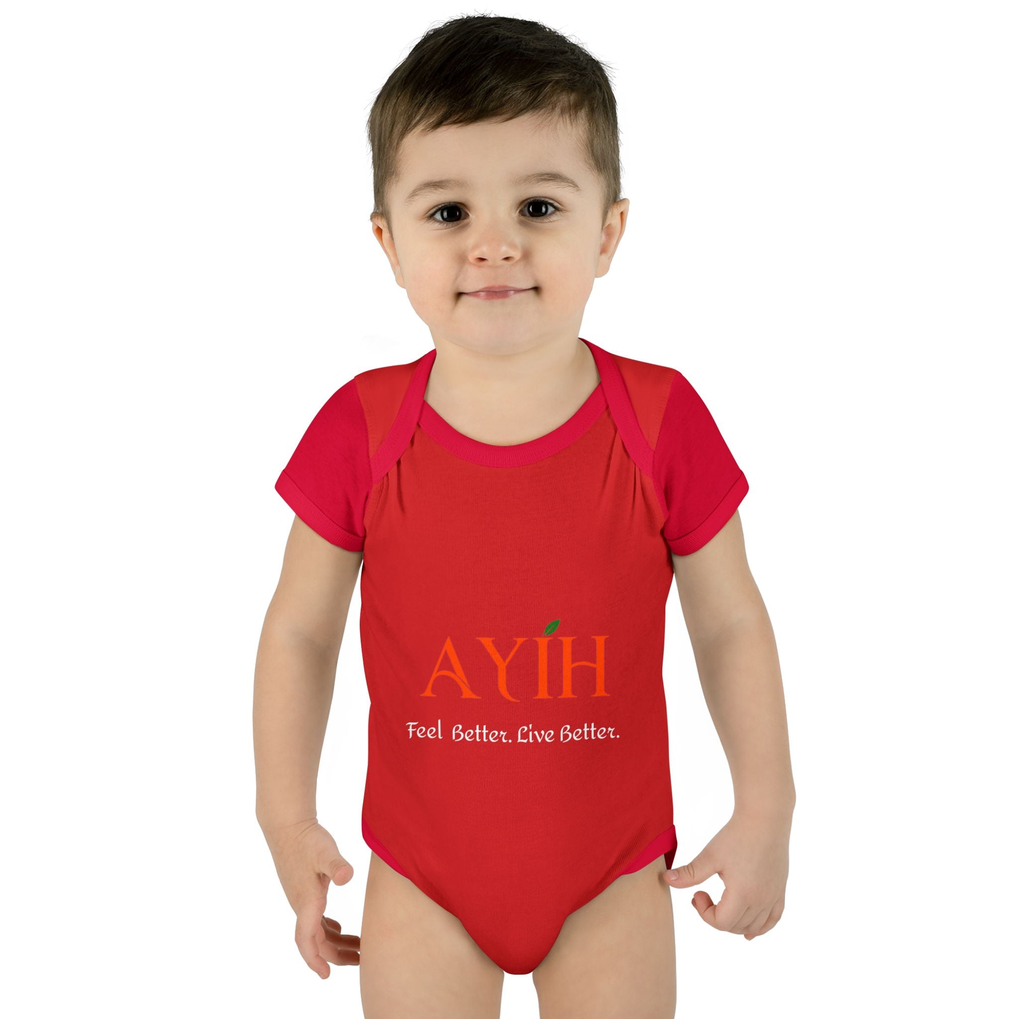 Baby Bodysuit - 'AYIH' Logo Infant One-Piece (Feel Better. Live Better.)