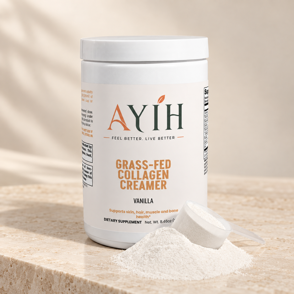 Grass-Fed Collagen Creamer (Vanilla)