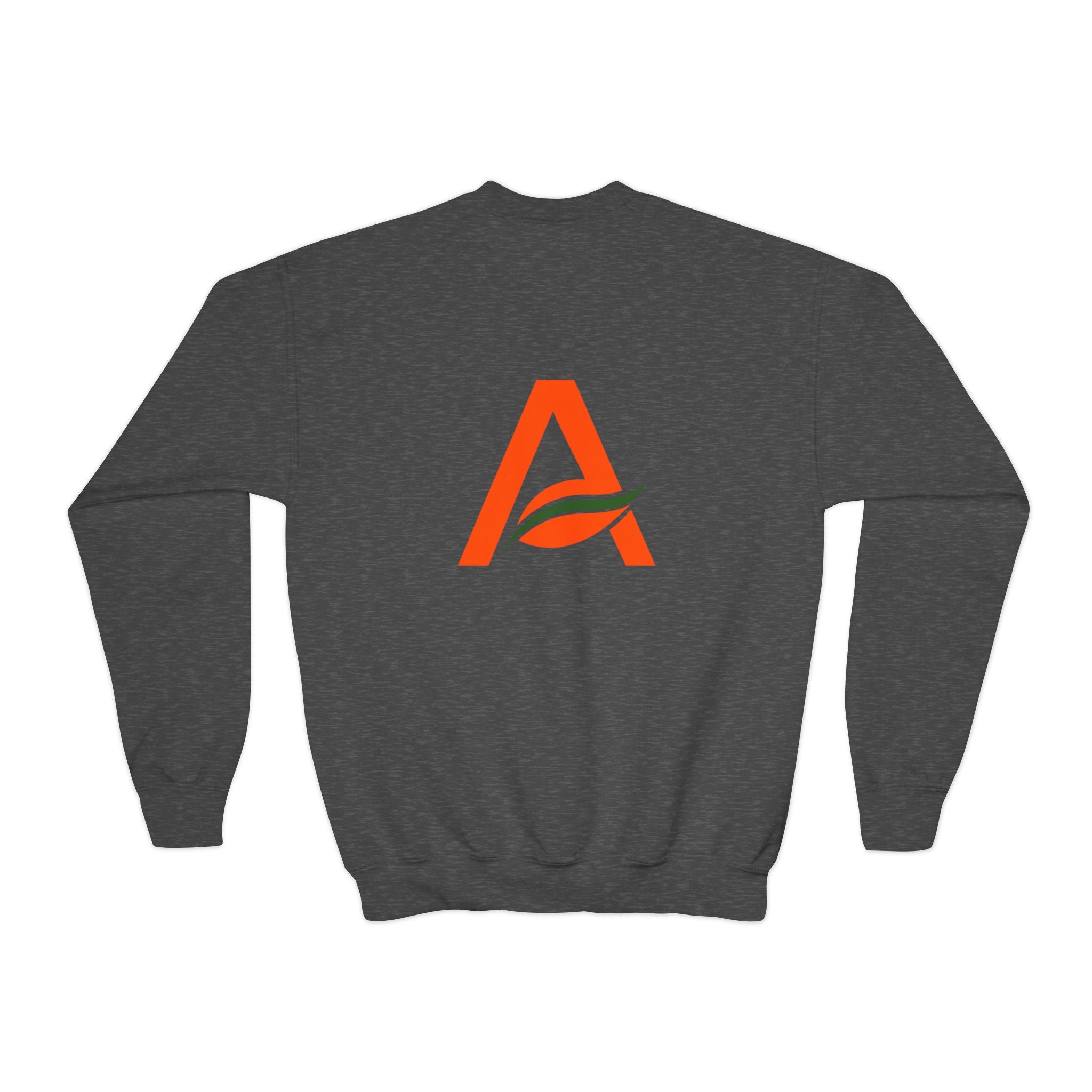 Big Kids Crewneck Sweatshirt — AYÍH Logo Pullover (Unisex)
