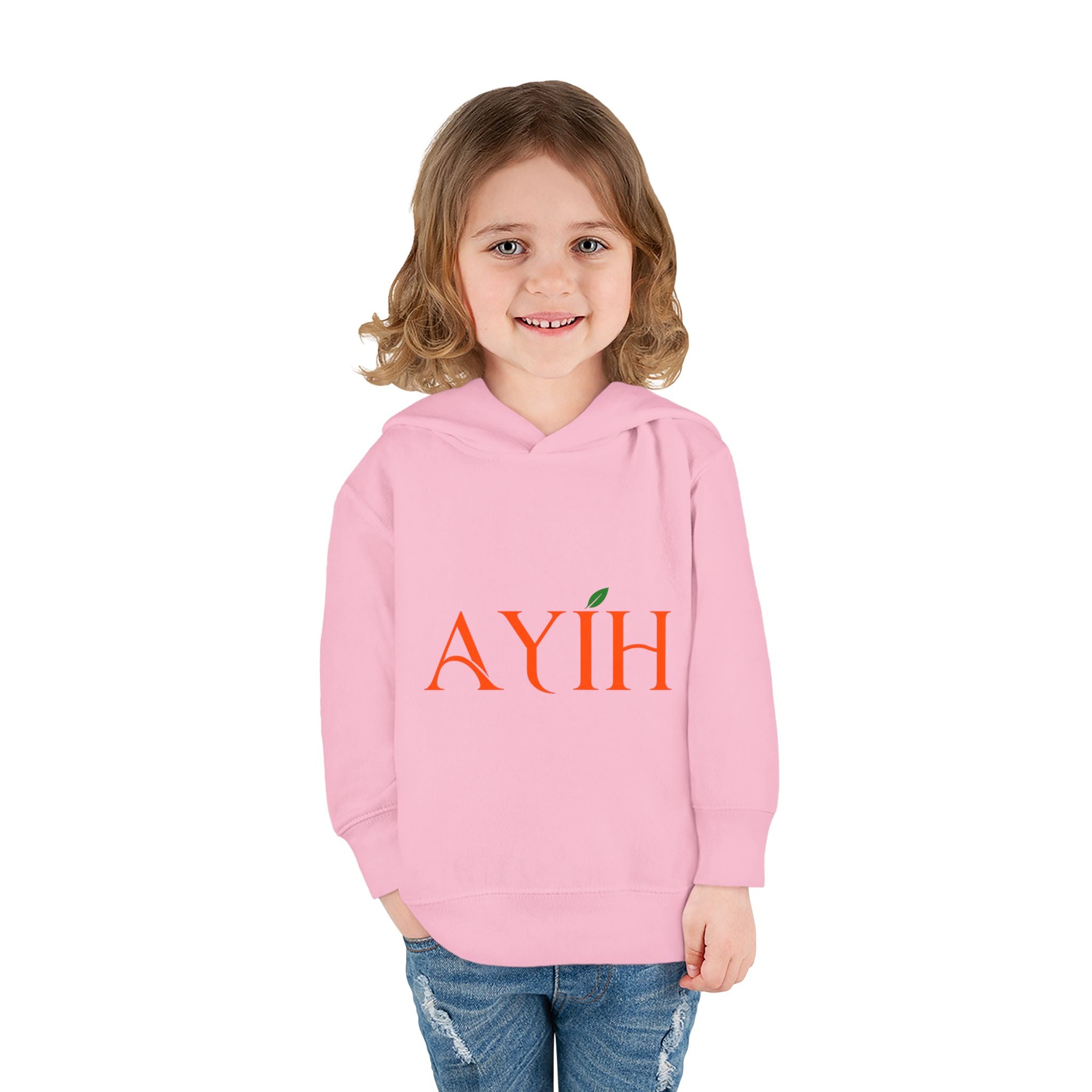 Toddler Hoodie with 'AYIH' Logo — Cute Monogram Pullover
