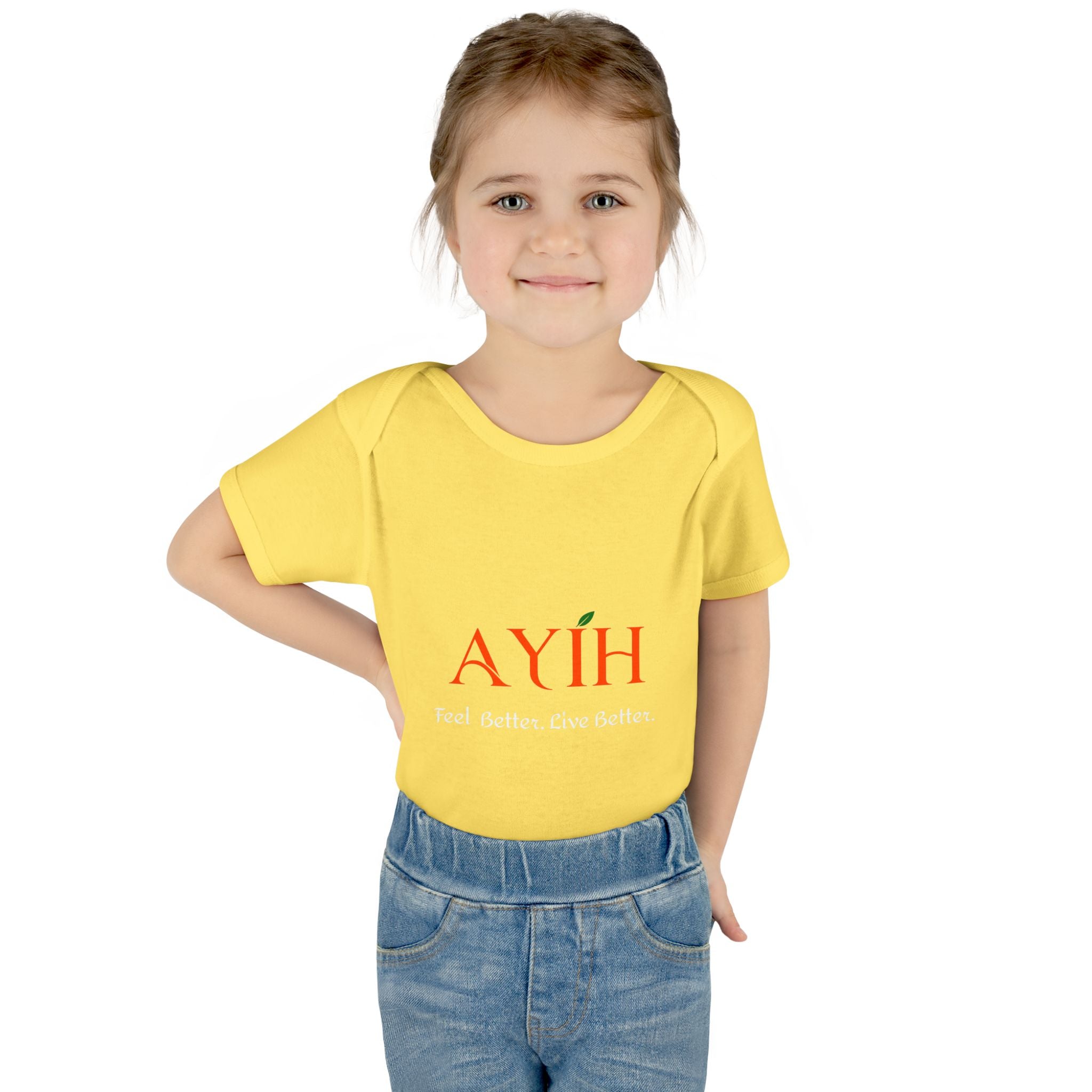 Baby Bodysuit - 'AYIH' Logo Infant One-Piece (Feel Better. Live Better.)
