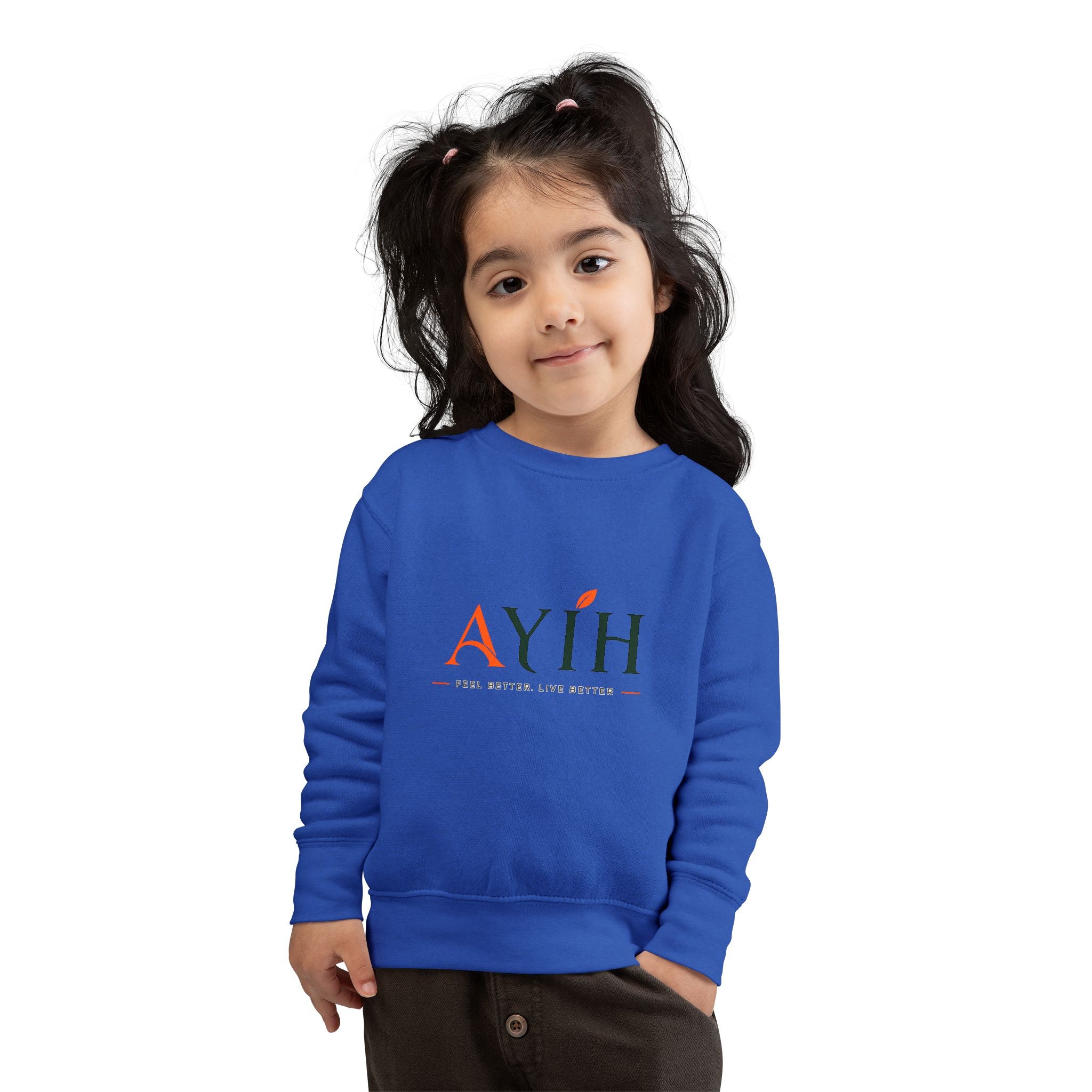 Toddler AYIH Sweatshirt — Logo Crewneck for Little Kids (Unisex)