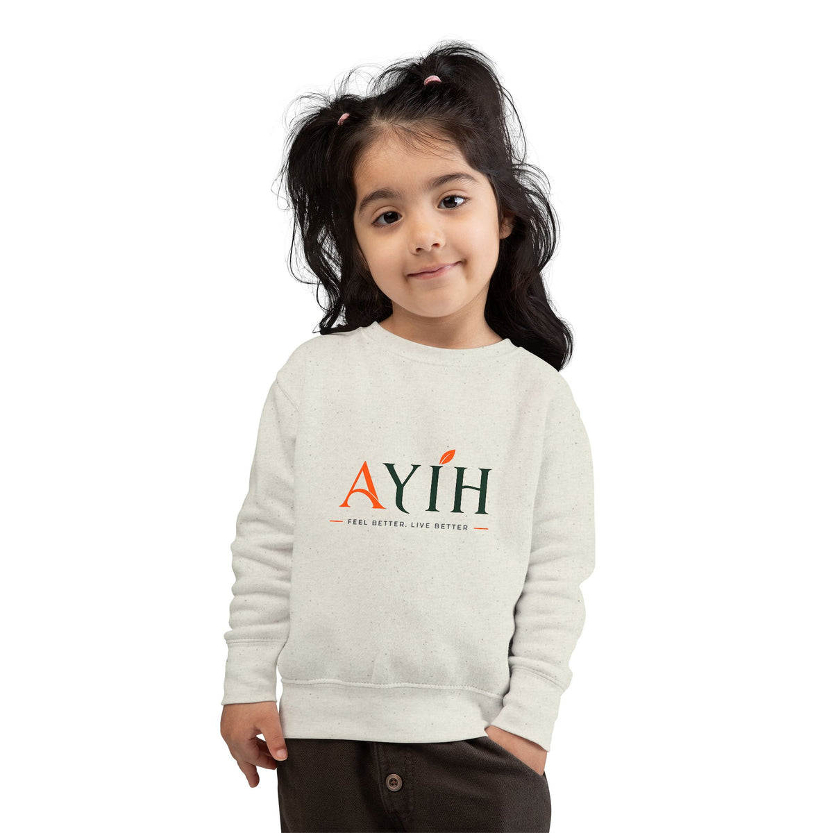 Toddler AYIH Sweatshirt — Logo Crewneck for Little Kids (Unisex)