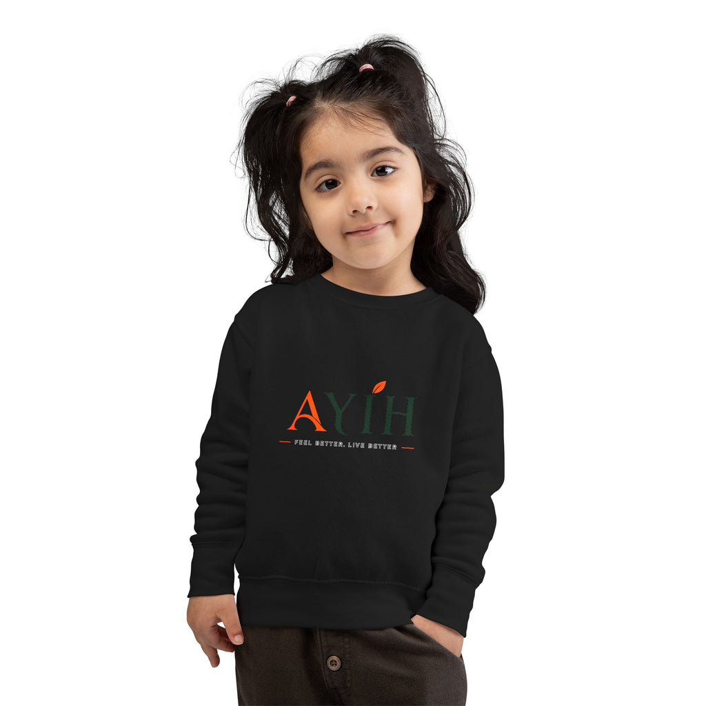 Toddler AYIH Sweatshirt — Logo Crewneck for Little Kids (Unisex)