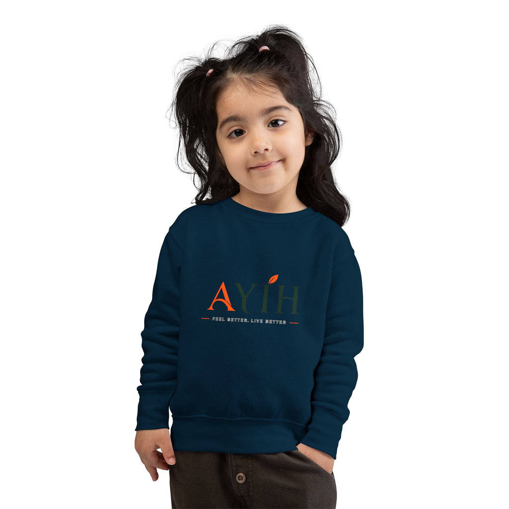 Toddler AYIH Sweatshirt — Logo Crewneck for Little Kids (Unisex)