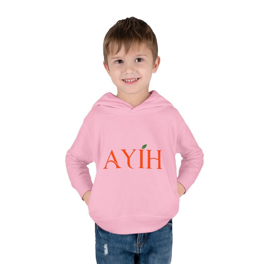 Toddler Hoodie with 'AYIH' Logo — Cute Monogram Pullover