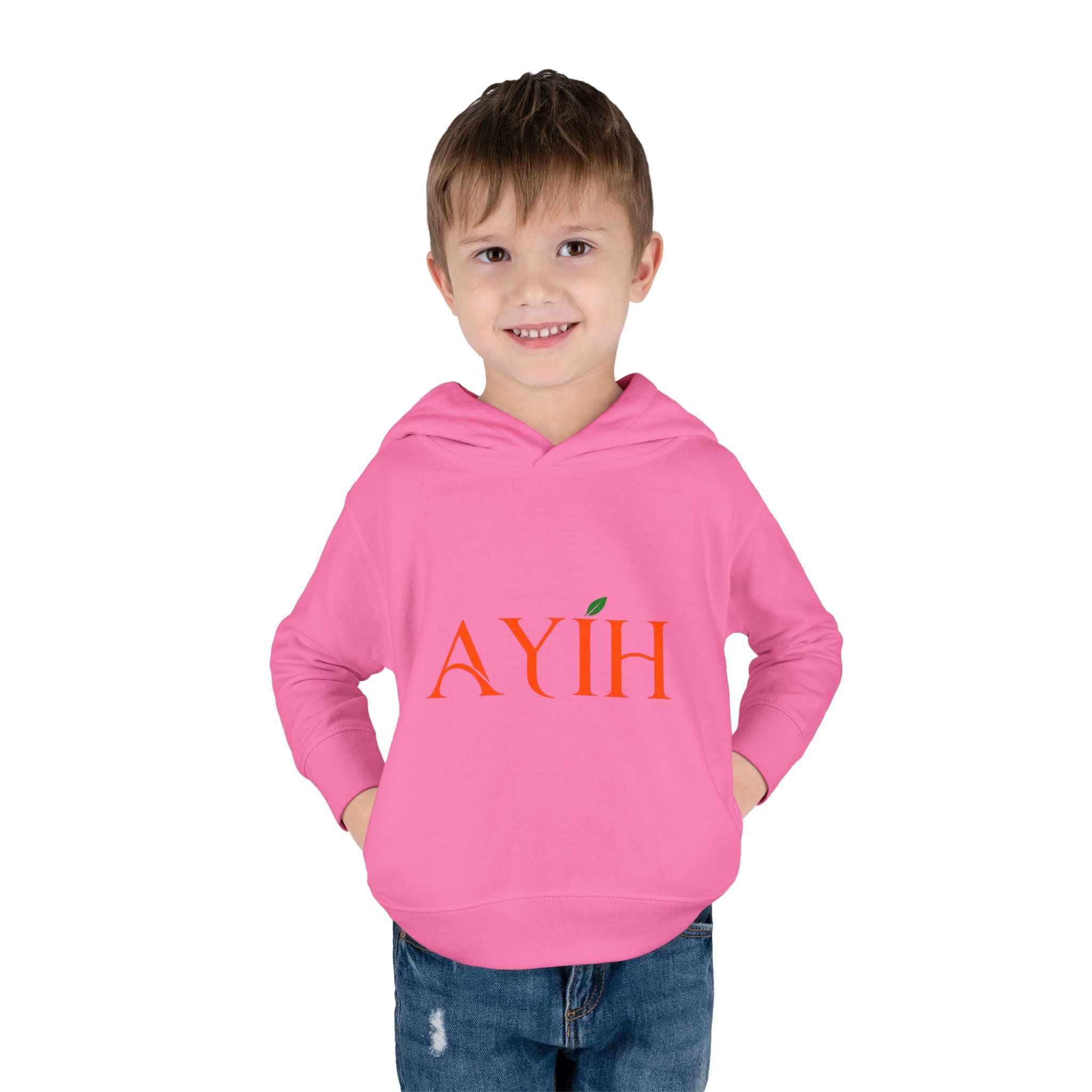 Toddler Hoodie with 'AYIH' Logo — Cute Monogram Pullover